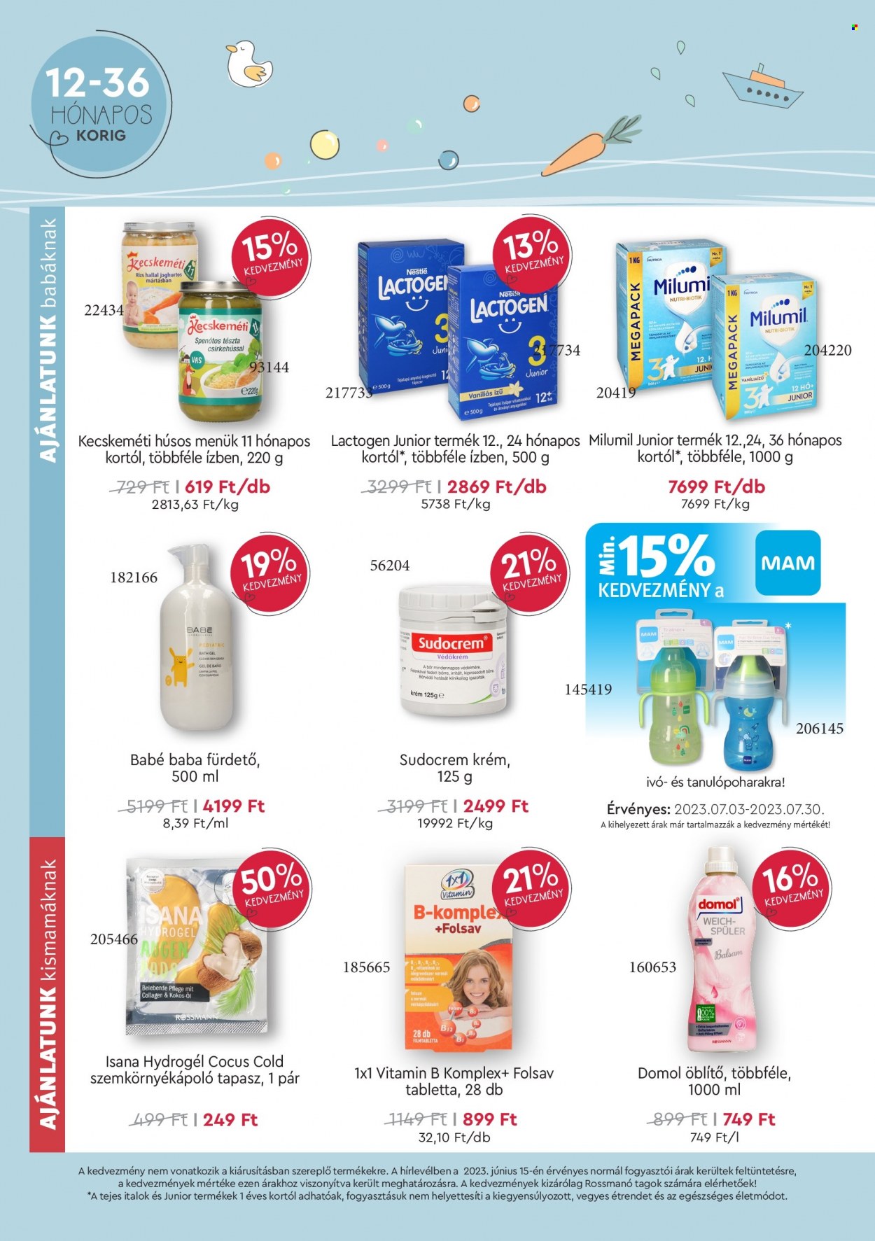 Rossmann akciós újságok - 2023.07.03 - 2023.07.30. Oldal 8