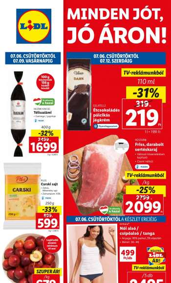 Újság Lidl - 2023.07.06 - 2023.07.12.