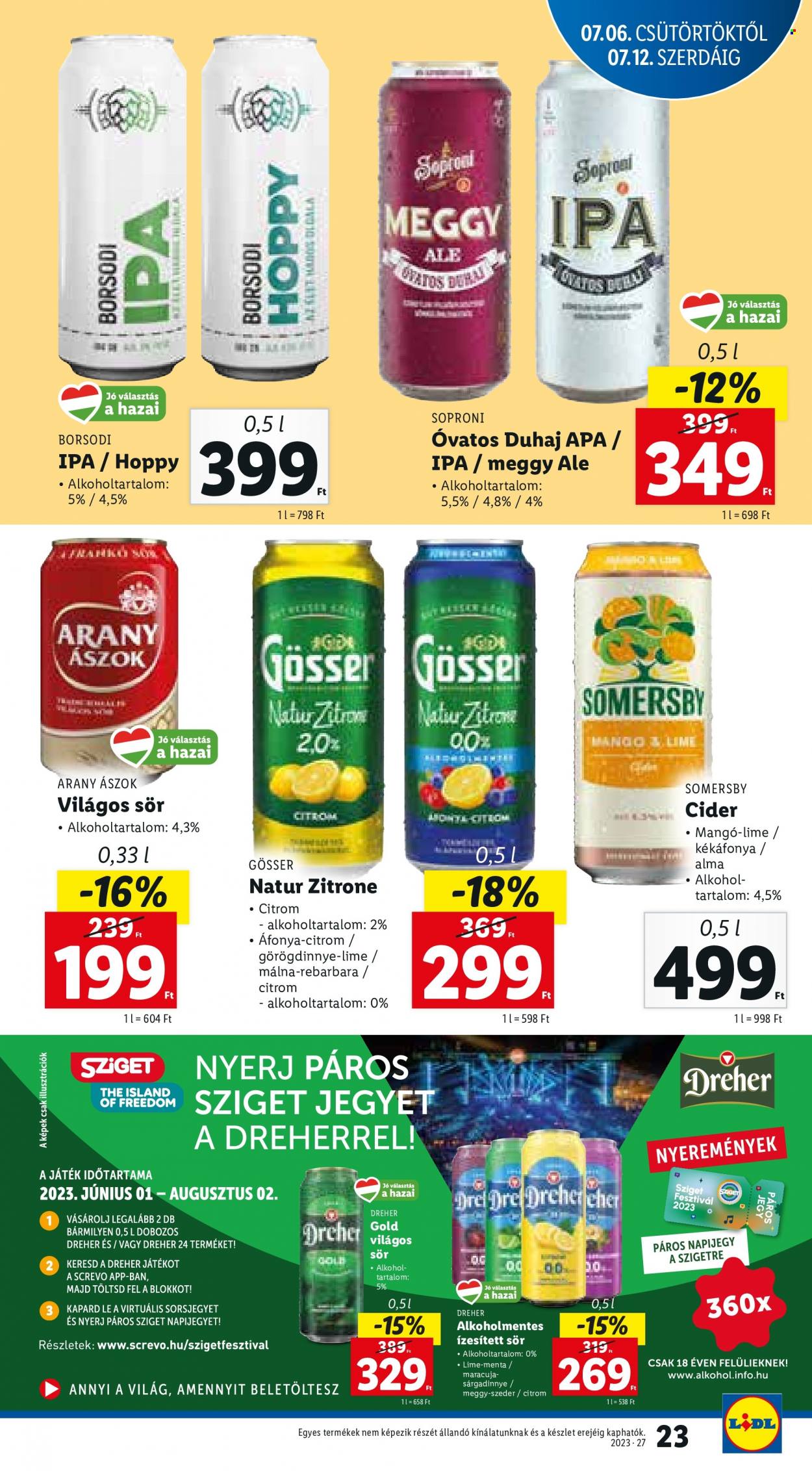 Lidl akciós újságok - 2023.07.06 - 2023.07.12. Oldal 23