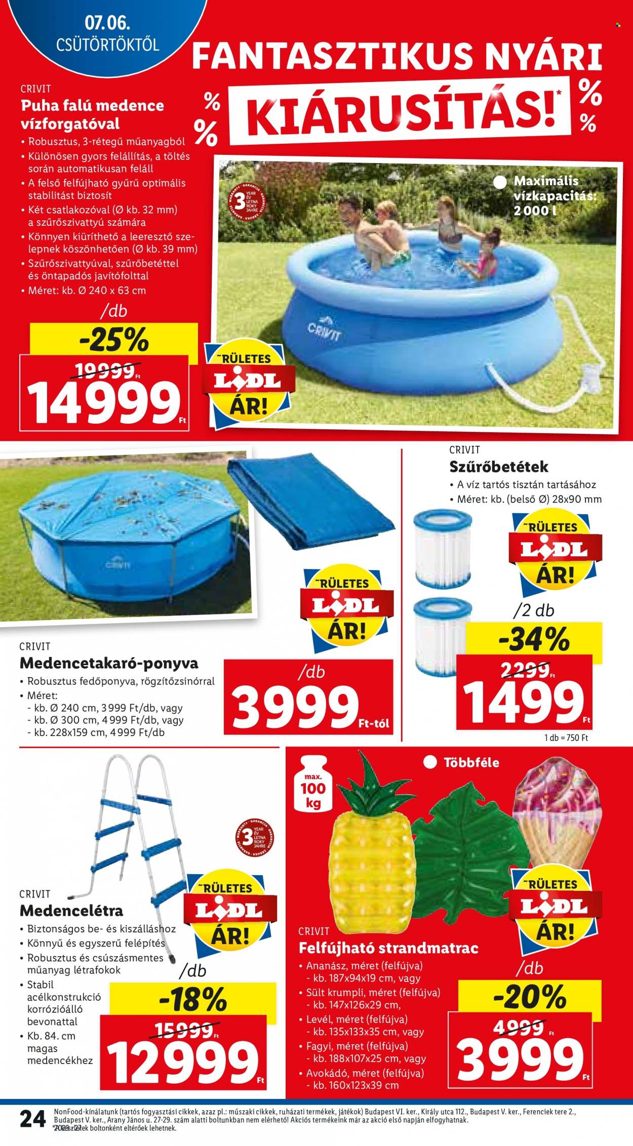 Lidl akciós újságok - 2023.07.06 - 2023.07.12. Oldal 24