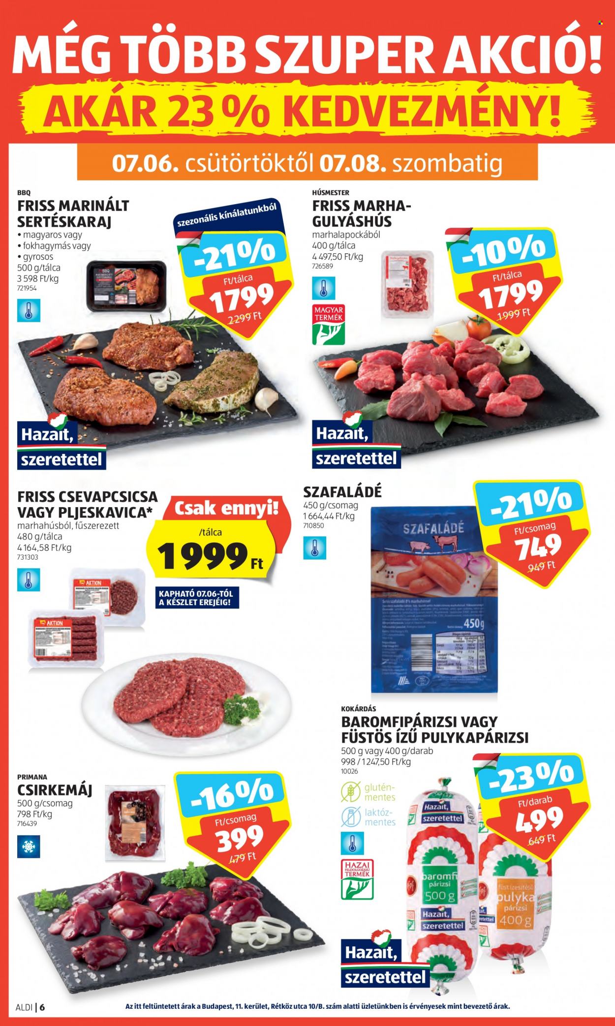 Aldi akciós újságok - 2023.07.06 - 2023.07.12. Oldal 8