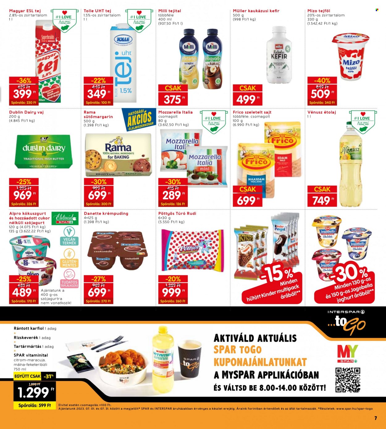 INTERSPAR akciós újságok - 2023.07.06 - 2023.07.12. Oldal 9