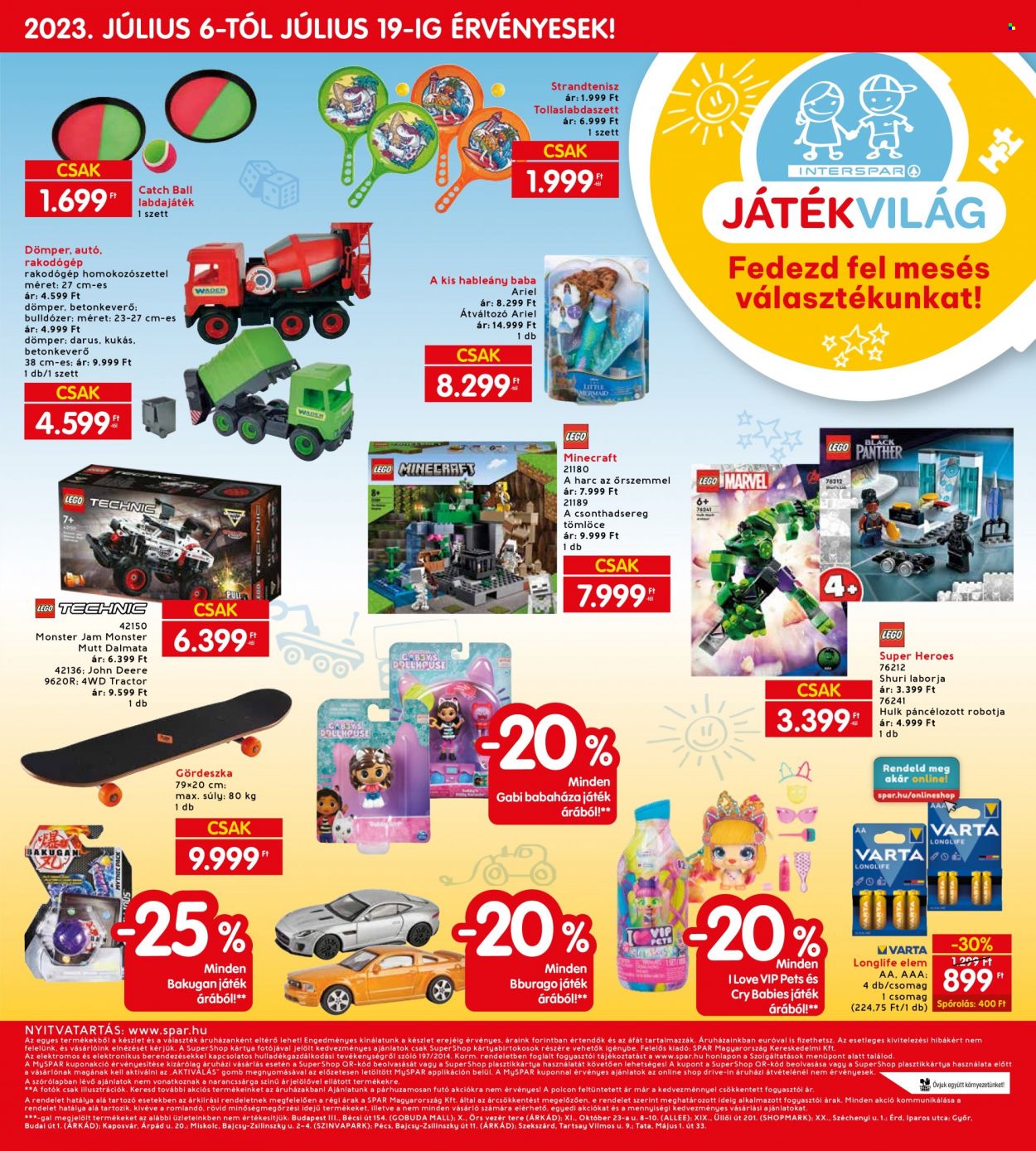 INTERSPAR akciós újságok - 2023.07.06 - 2023.07.12. Oldal 25