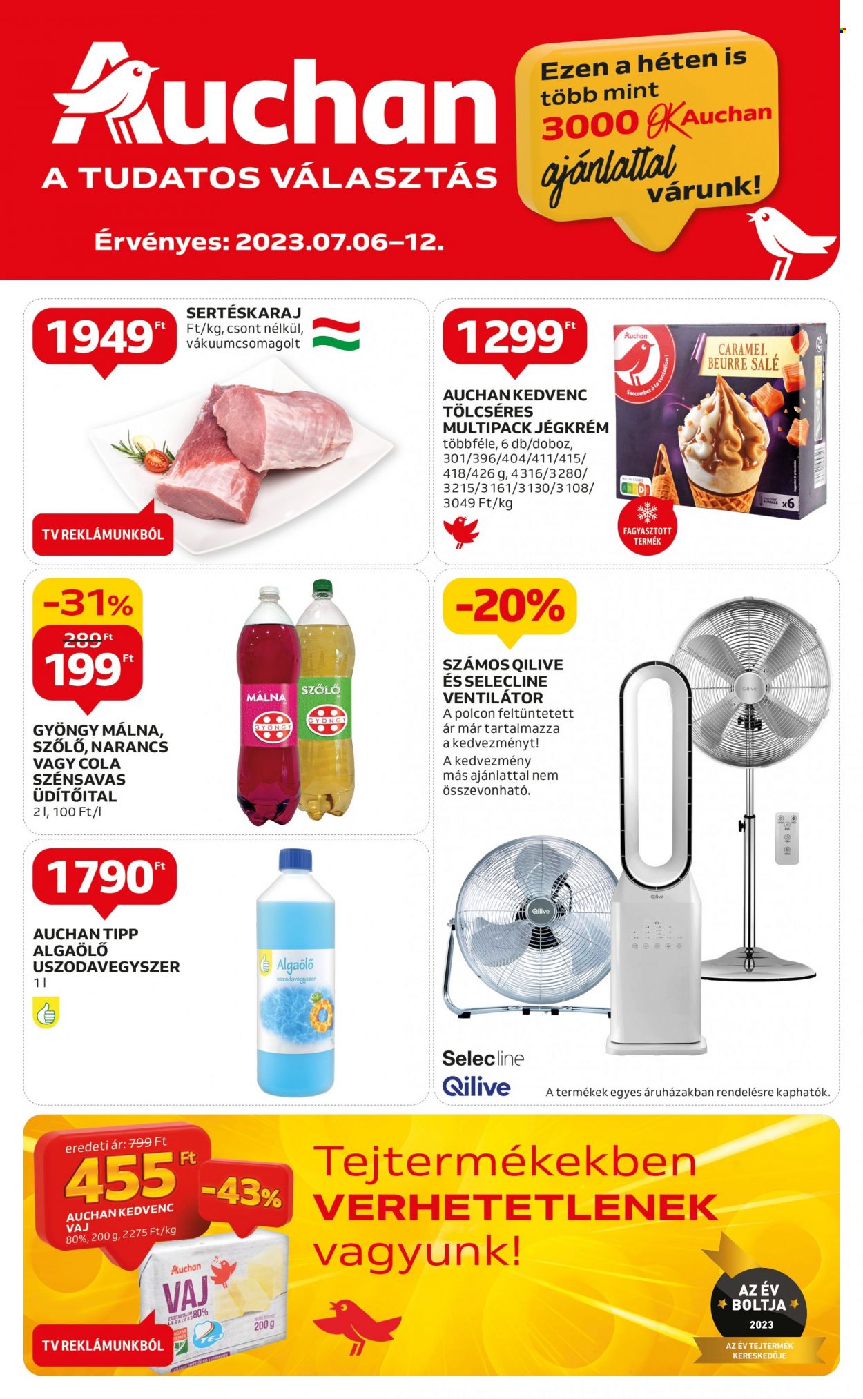 Auchan akciós újságok - 2023.07.06 - 2023.07.12. Oldal 1