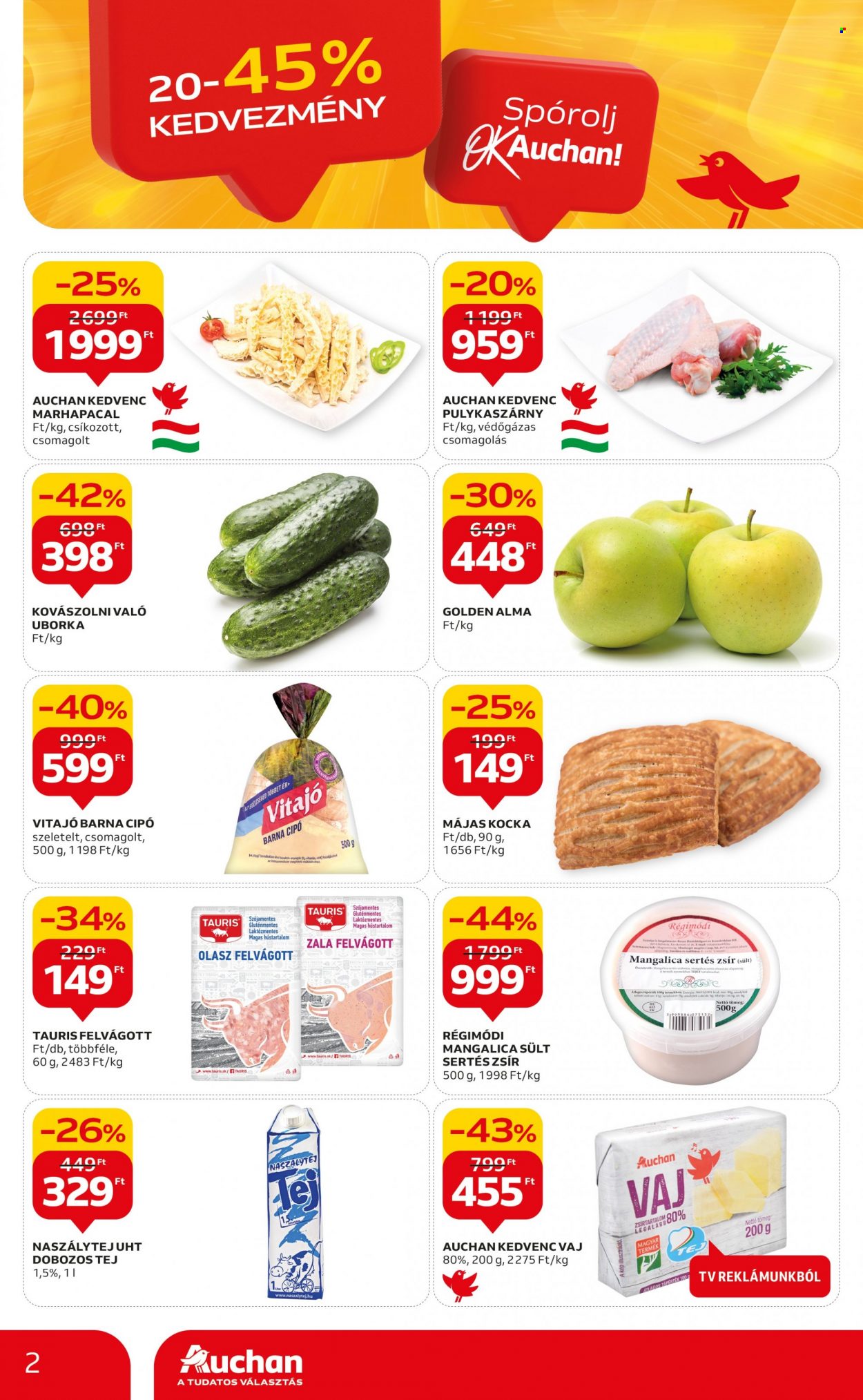 Auchan akciós újságok - 2023.07.06 - 2023.07.12. Oldal 2