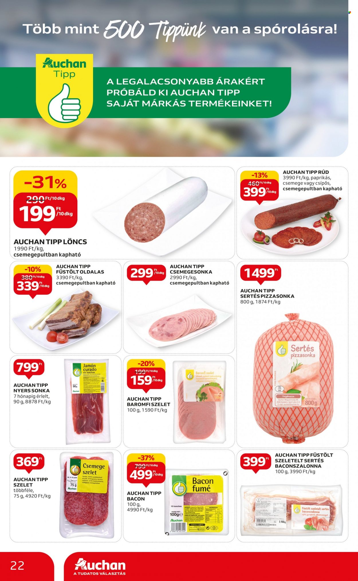 Auchan akciós újságok - 2023.07.06 - 2023.07.12. Oldal 22
