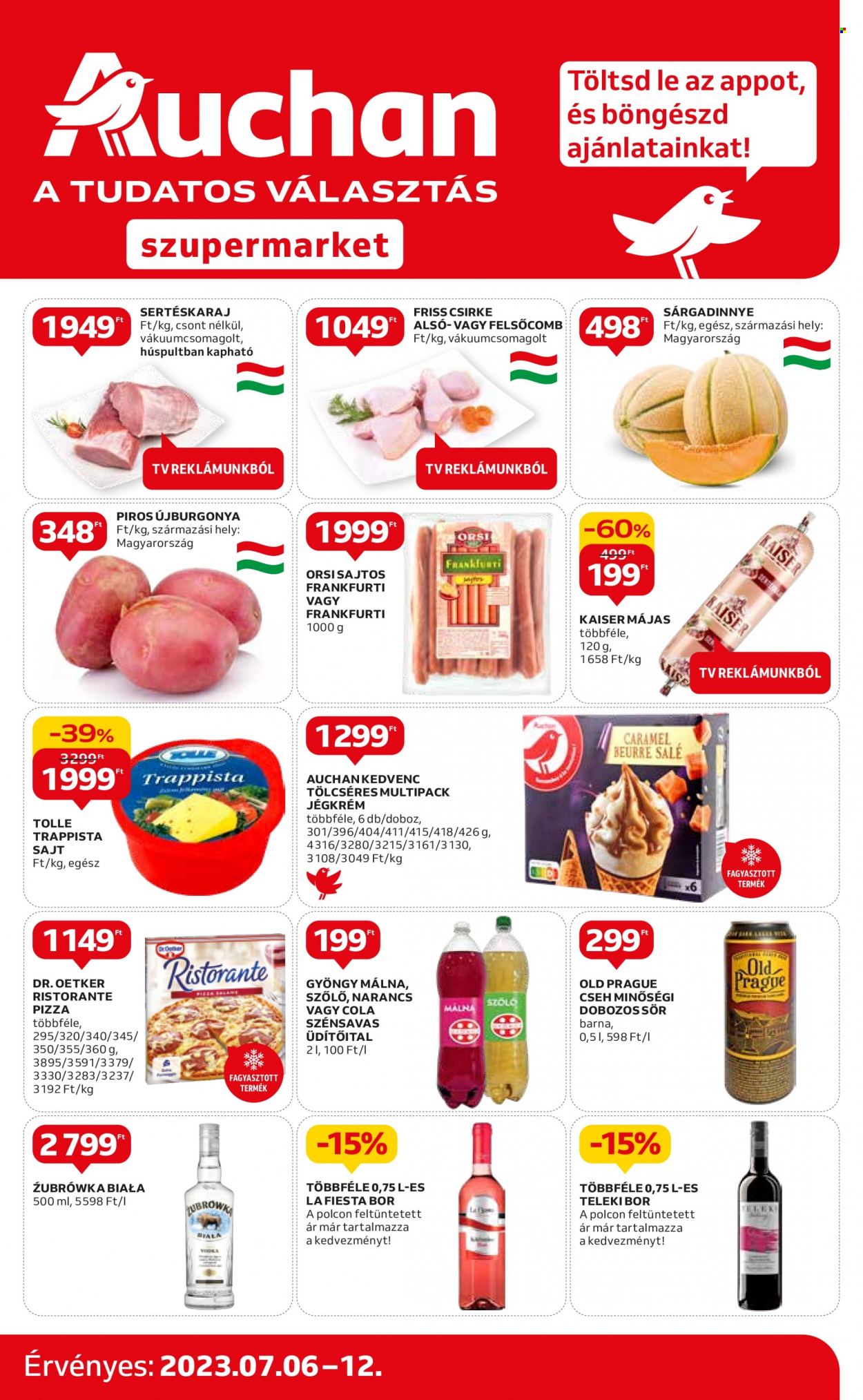 Auchan akciós újságok - 2023.07.06 - 2023.07.12. Oldal 1