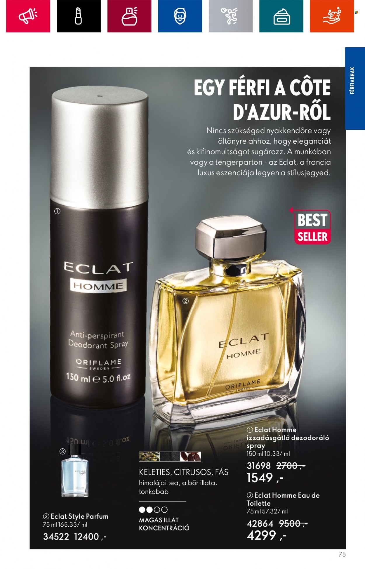 Oriflame akciós újságok - 2023.07.05 - 2023.07.25. Oldal 75