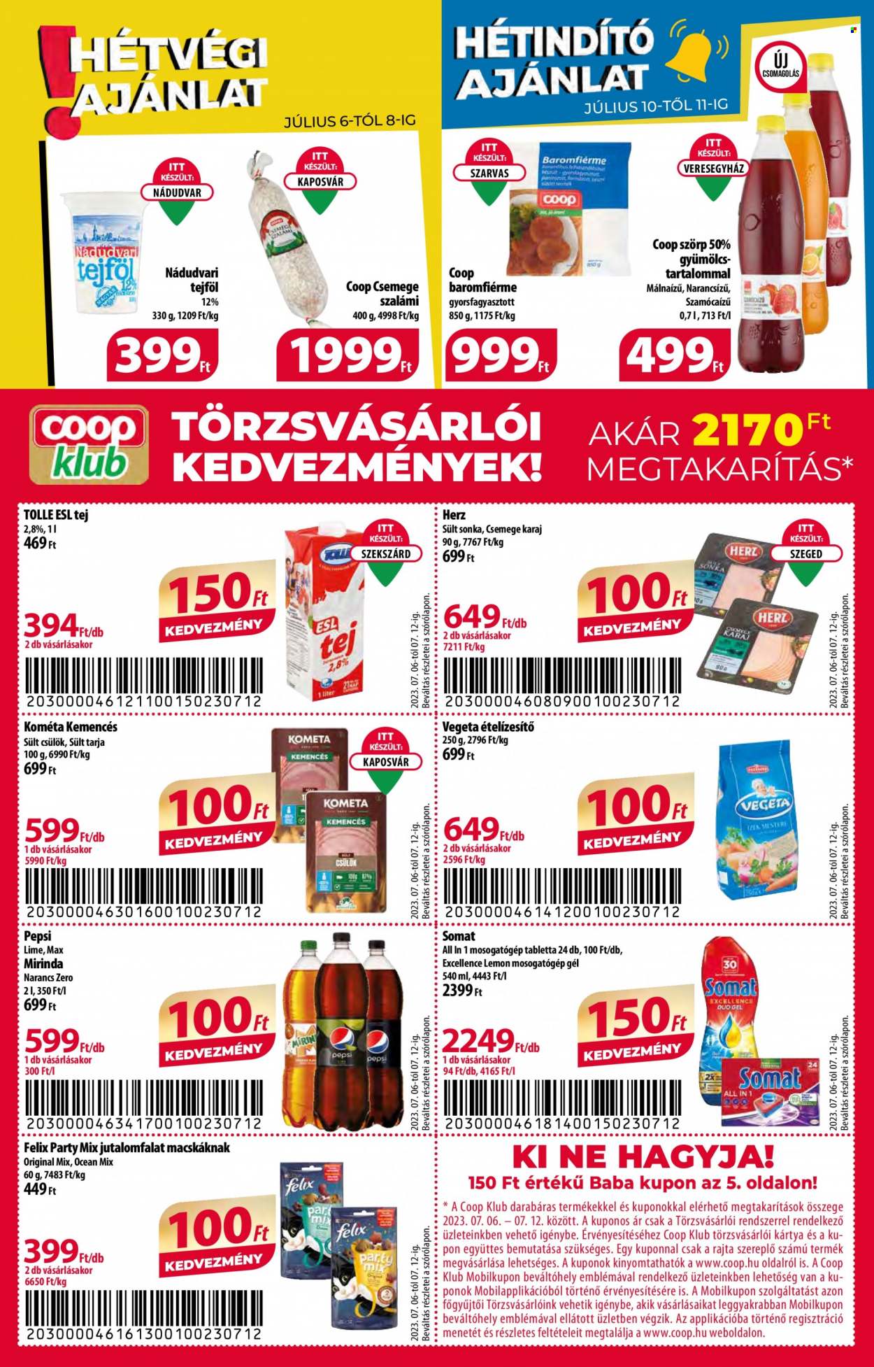 Coop akciós újságok - 2023.07.06 - 2023.07.12. Oldal 12