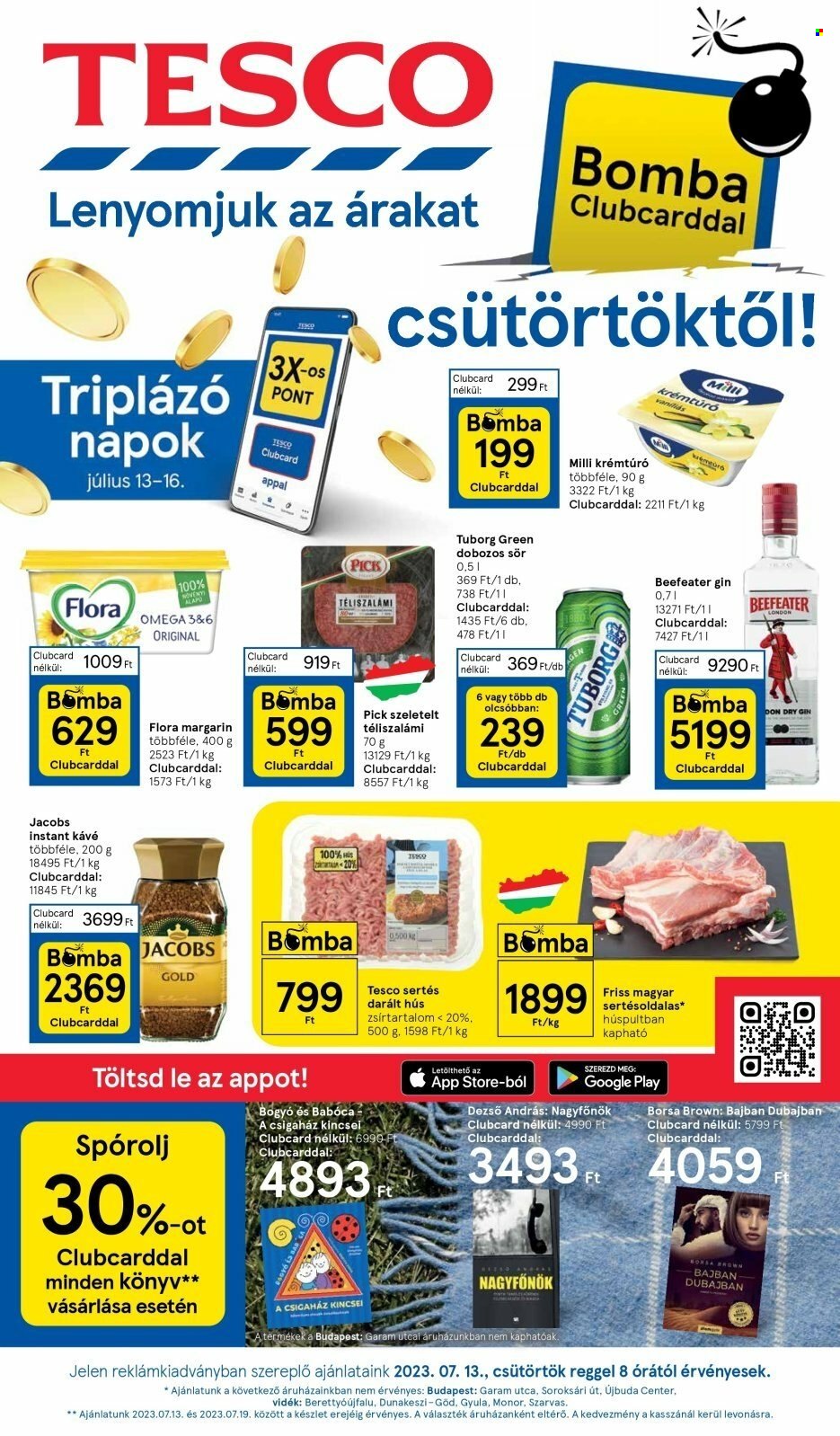 TESCO akciós újságok - 2023.07.13 - 2023.07.19. Oldal 1