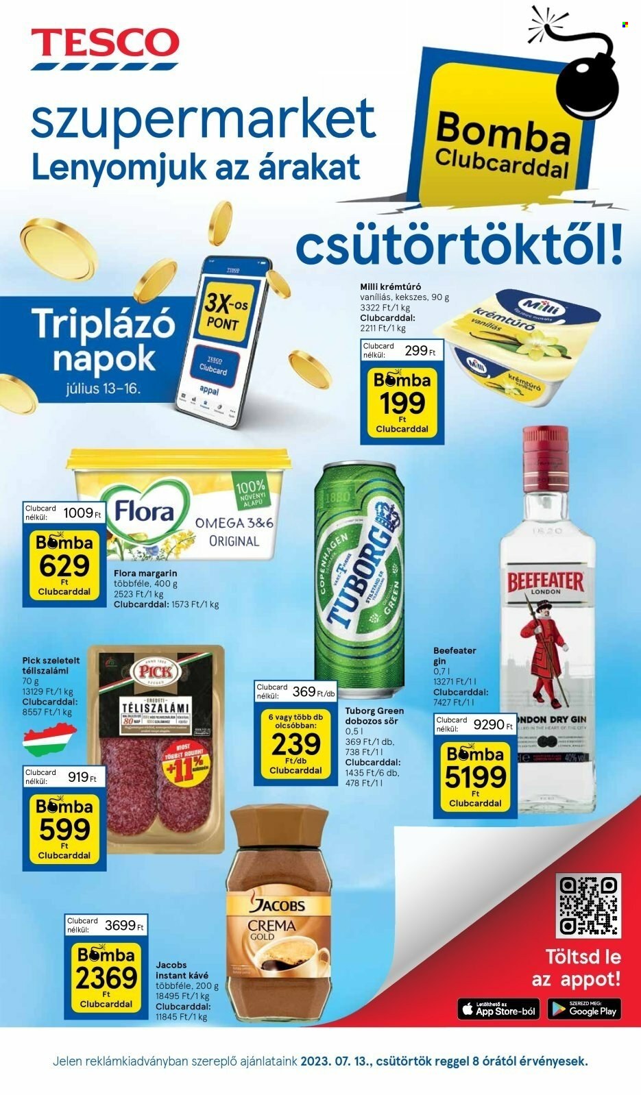 TESCO akciós újságok - 2023.07.13 - 2023.07.19. Oldal 1