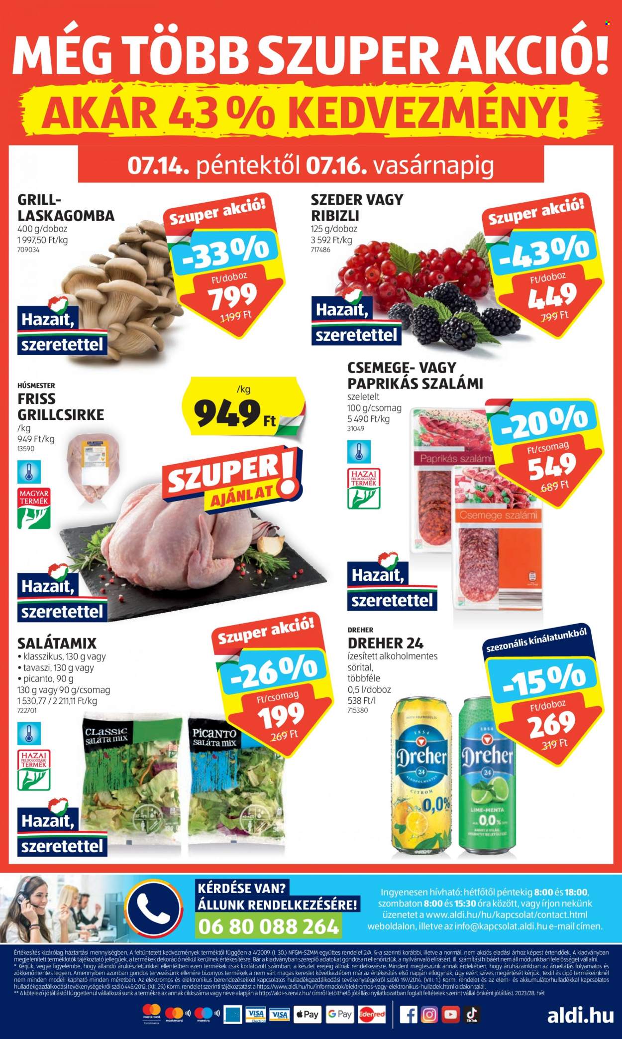 Aldi akciós újságok - 2023.07.13 - 2023.07.19. Oldal 52
