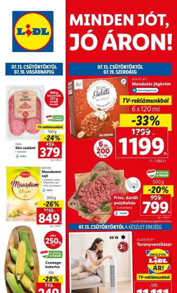 Újság Lidl - 2023.07.13 - 2023.07.19.