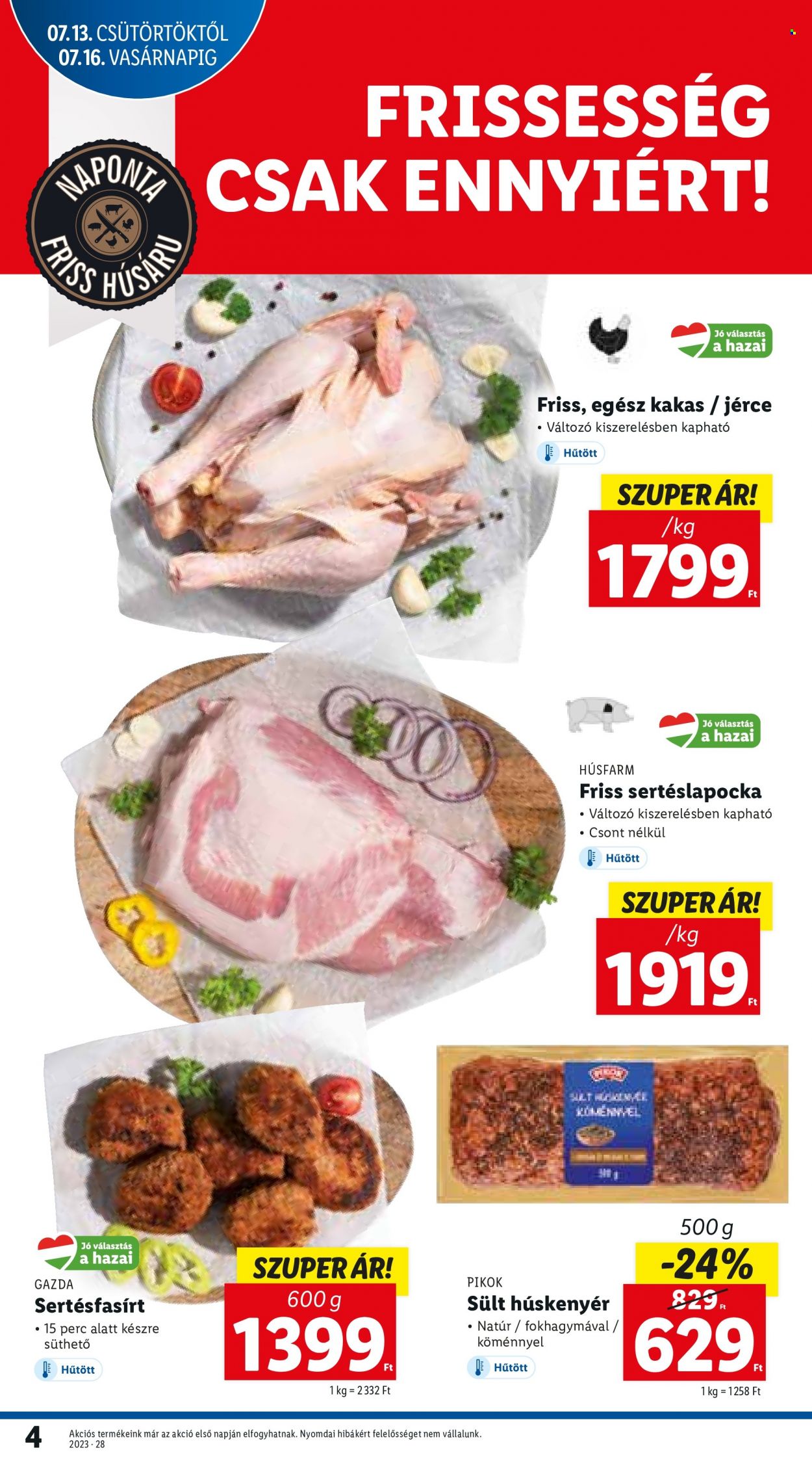 Lidl akciós újságok - 2023.07.13 - 2023.07.19. Oldal 4