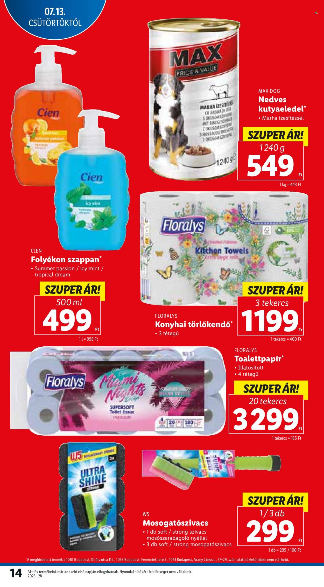 Lidl akciós újságok - 2023.07.13 - 2023.07.19. Oldal 14