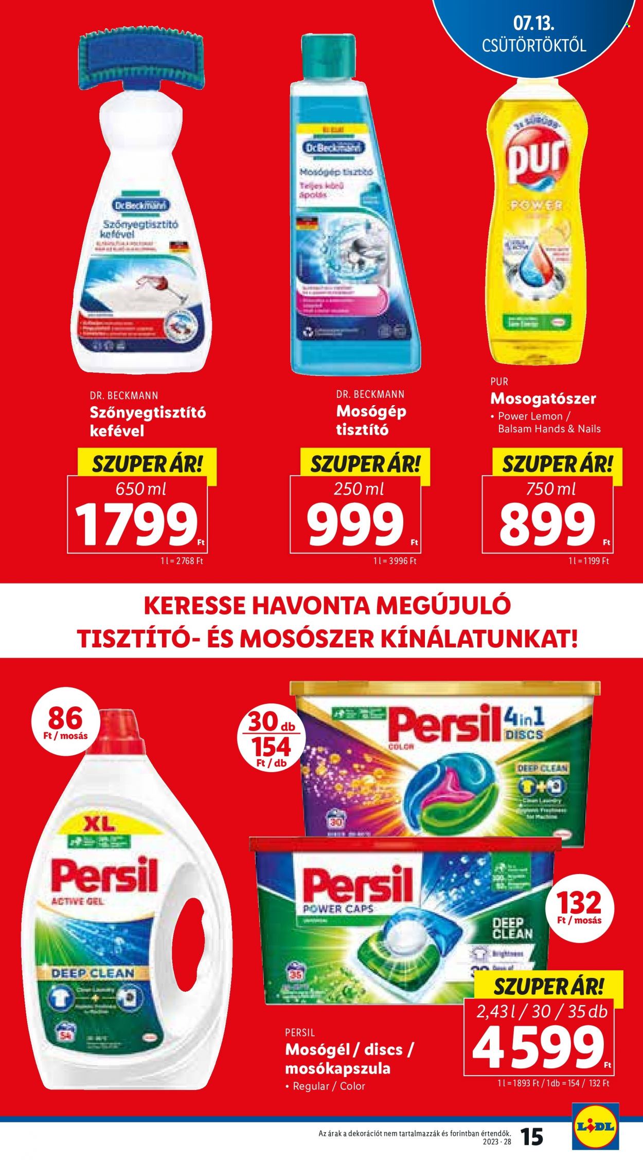 Lidl akciós újságok - 2023.07.13 - 2023.07.19. Oldal 15