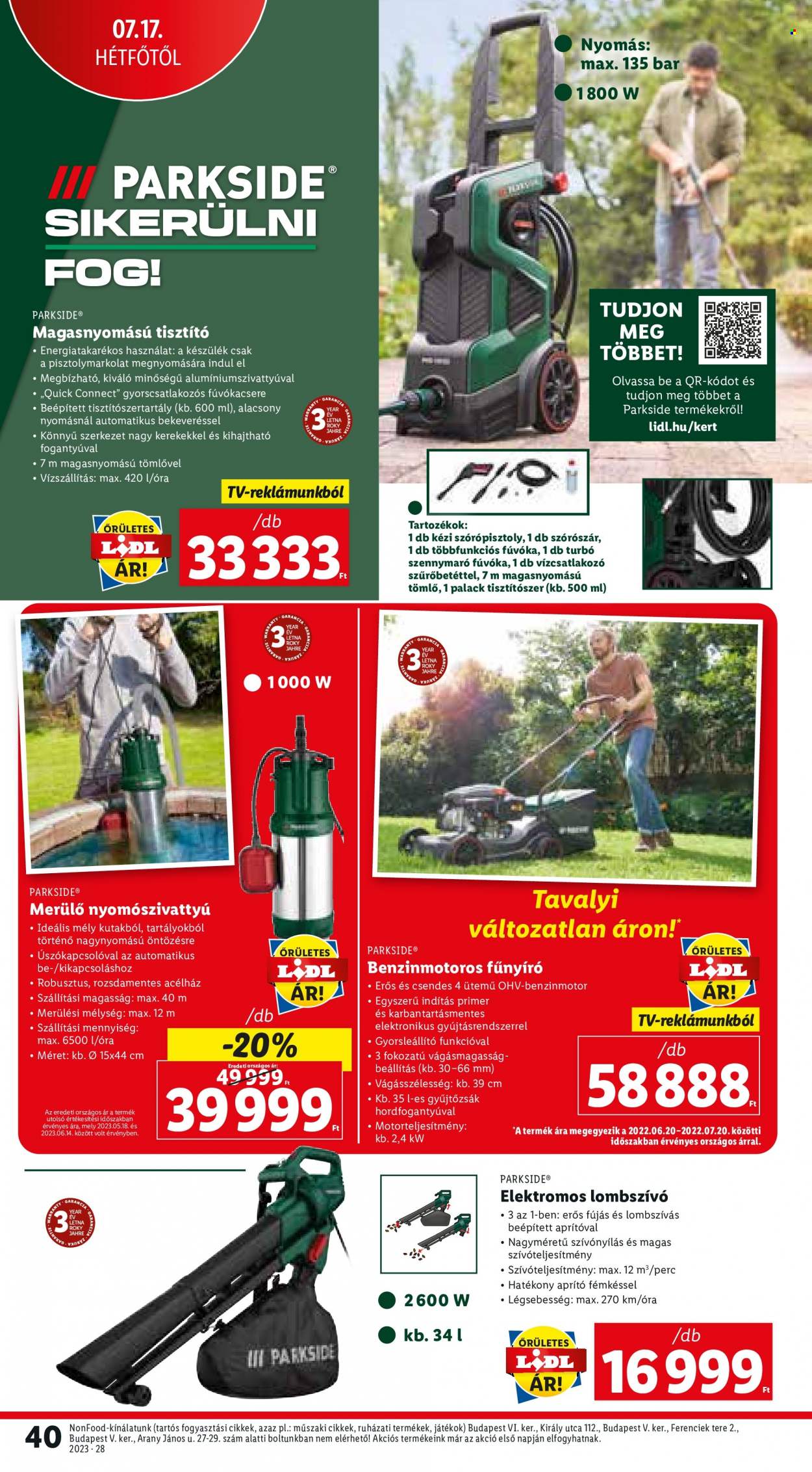 Lidl akciós újságok - 2023.07.13 - 2023.07.19. Oldal 40