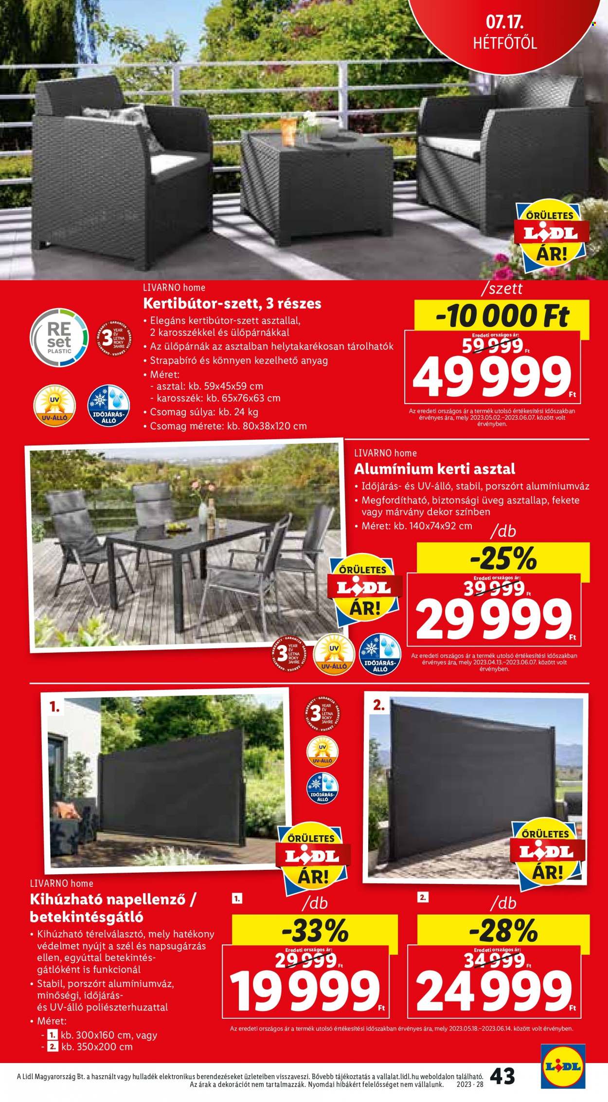 Lidl akciós újságok - 2023.07.13 - 2023.07.19. Oldal 43