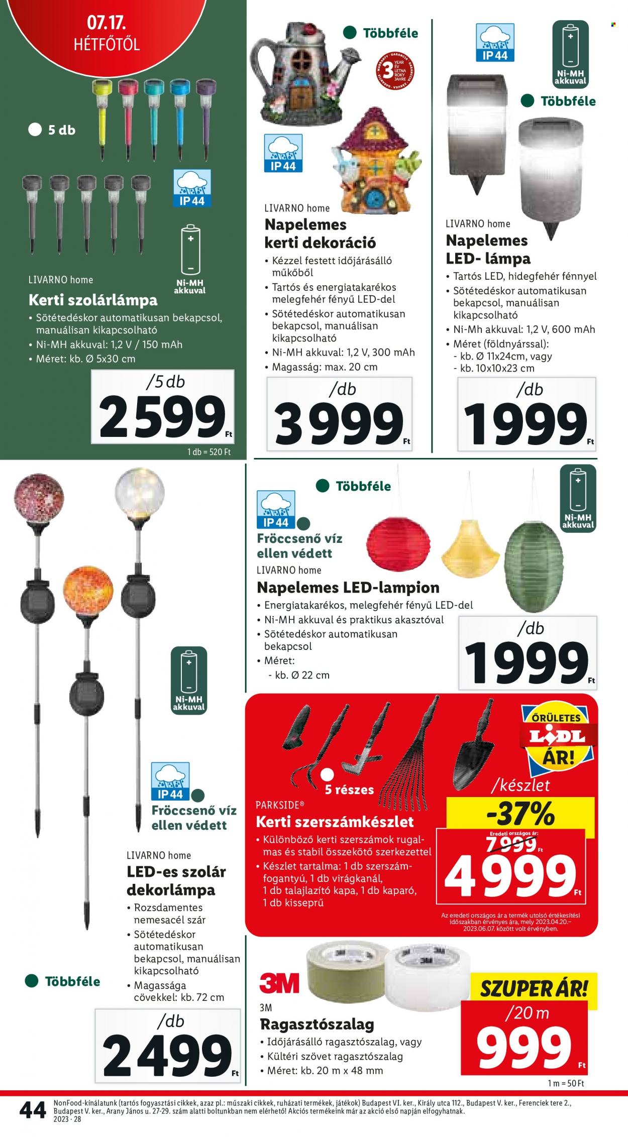 Lidl akciós újságok - 2023.07.13 - 2023.07.19. Oldal 44