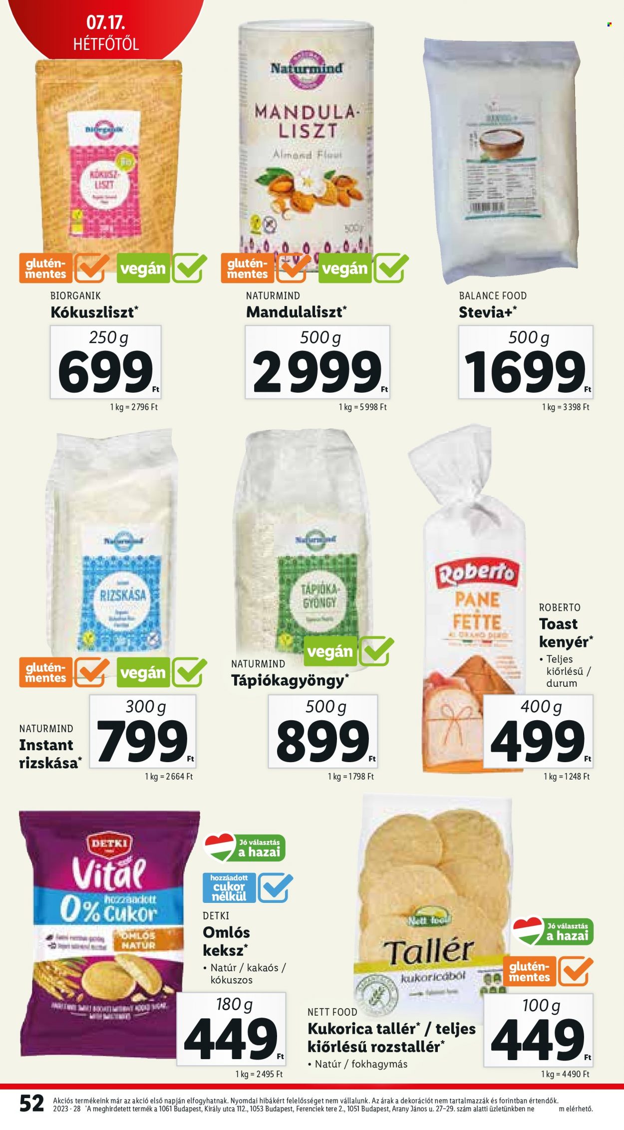 Lidl akciós újságok - 2023.07.13 - 2023.07.19. Oldal 52