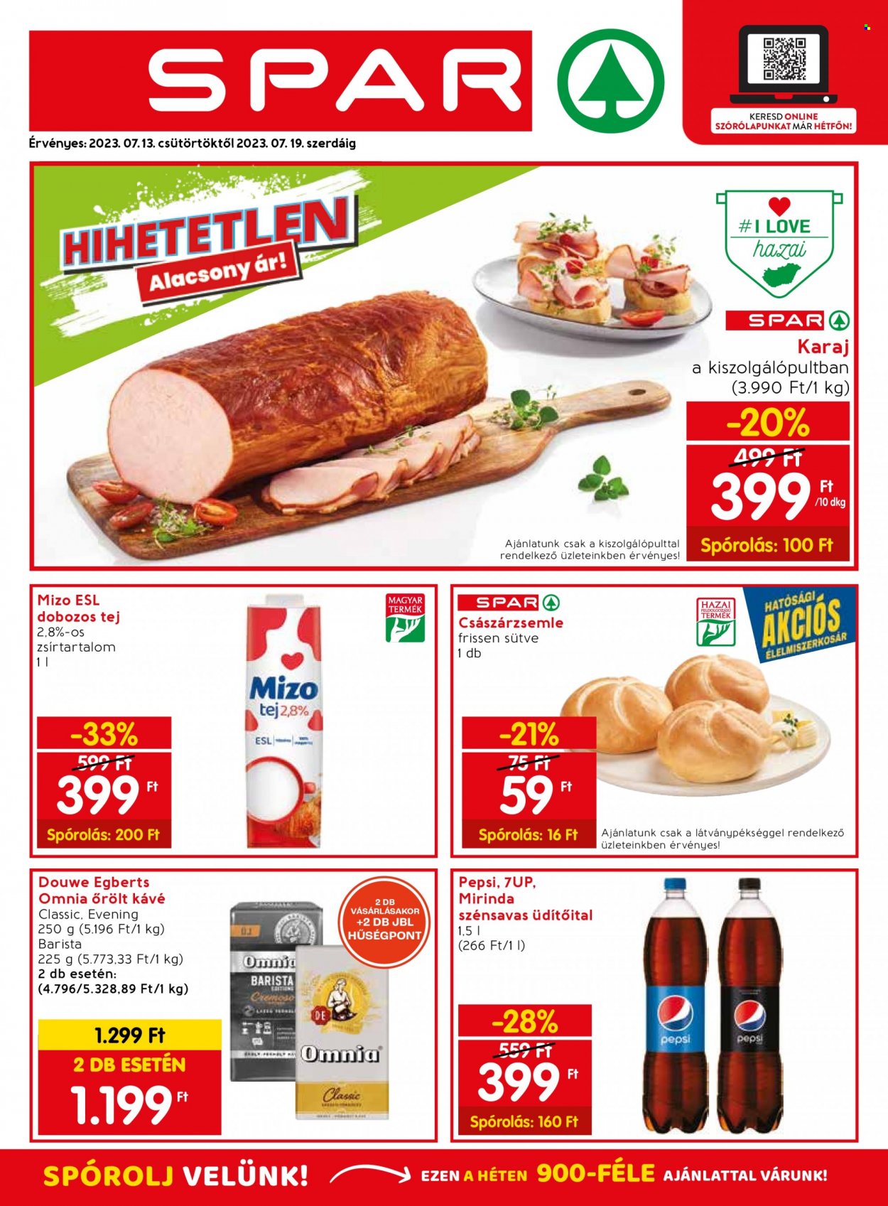 SPAR akciós újságok - 2023.07.13 - 2023.07.19. Oldal 1