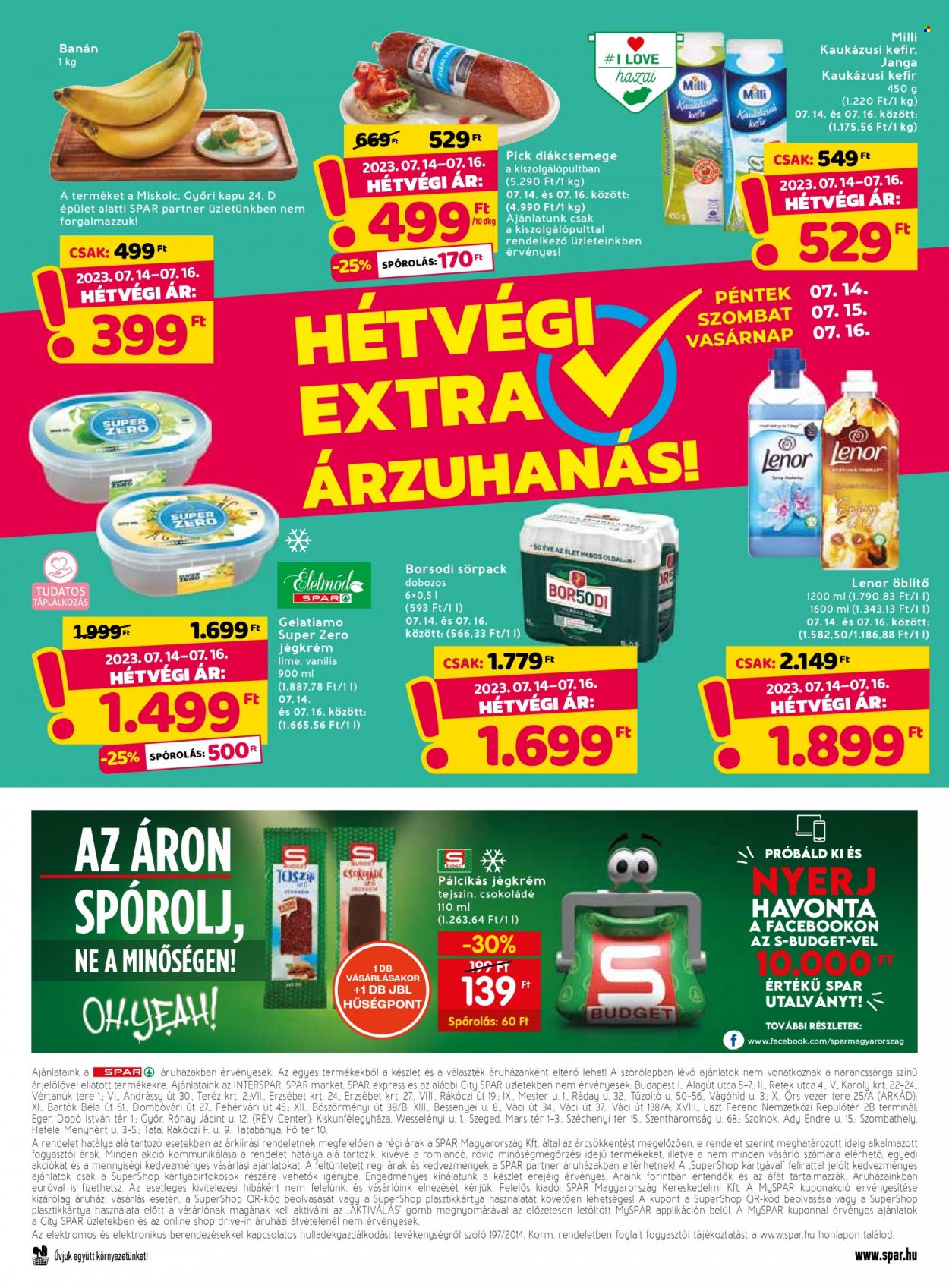 SPAR akciós újságok - 2023.07.13 - 2023.07.19. Oldal 26