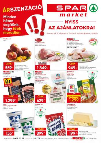 Újság SPAR market - 2023.07.13 - 2023.07.19.