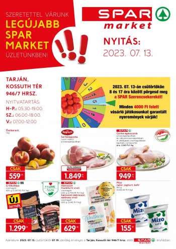 Újság SPAR market - 2023.07.13 - 2023.07.19.