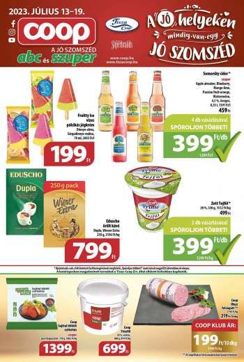 Újság Coop - 2023.07.13 - 2023.07.19.
