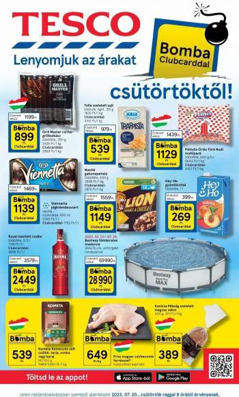 Újság TESCO - 2023.07.20 - 2023.07.26.