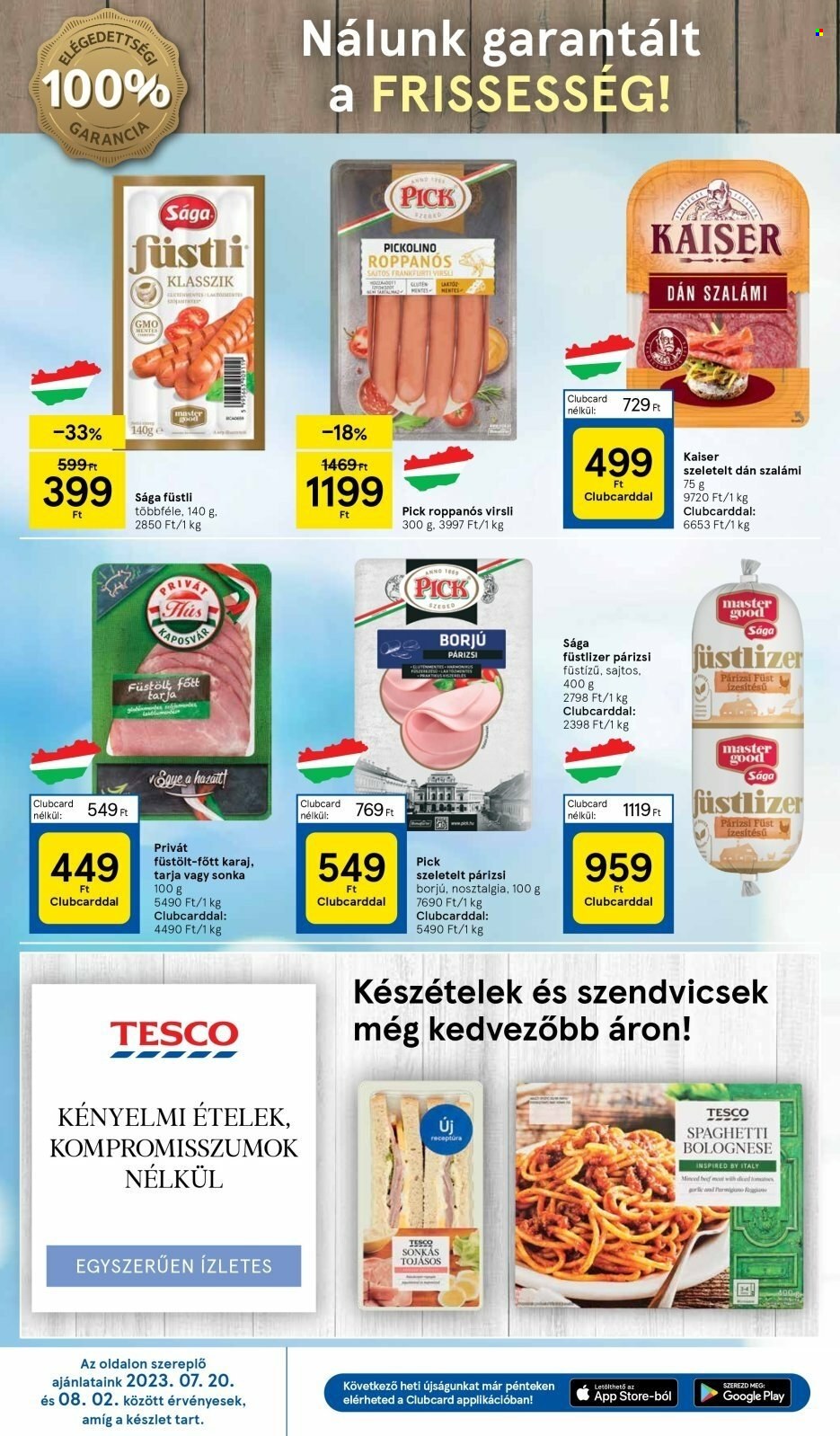 TESCO akciós újságok - 2023.07.20 - 2023.07.26. Oldal 12