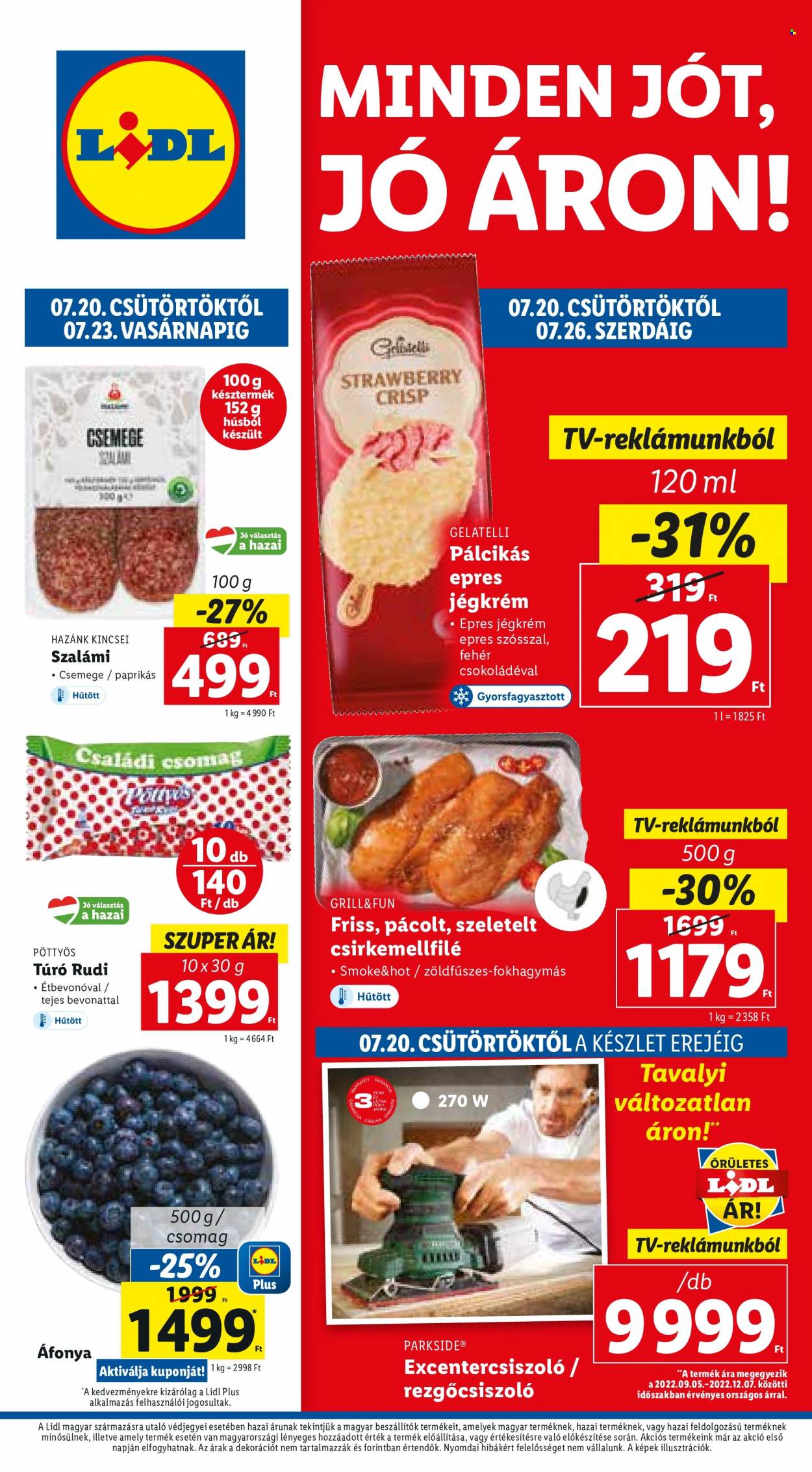 Lidl akciós újságok - 2023.07.20 - 2023.07.26. Oldal 1