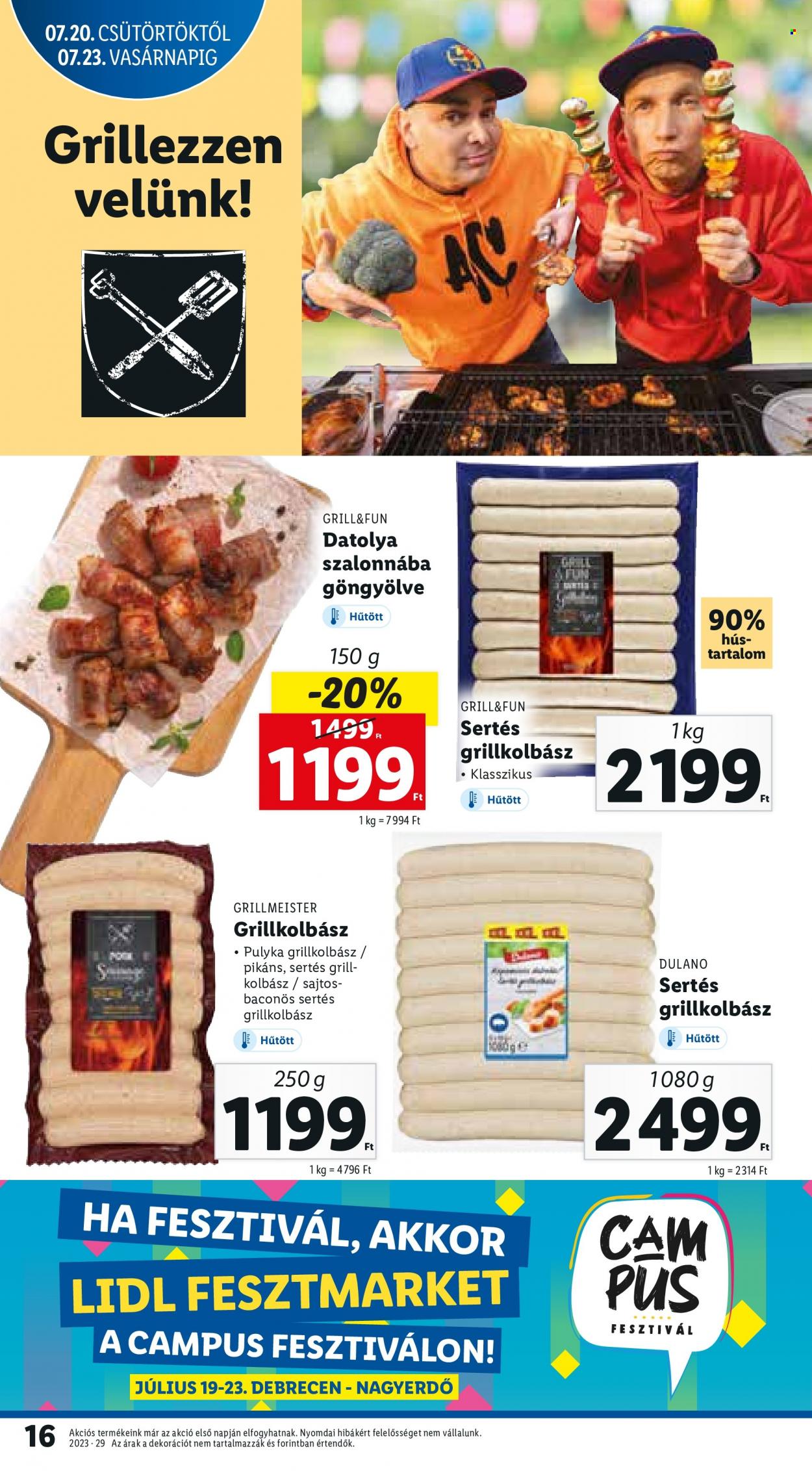 Lidl akciós újságok - 2023.07.20 - 2023.07.26. Oldal 16