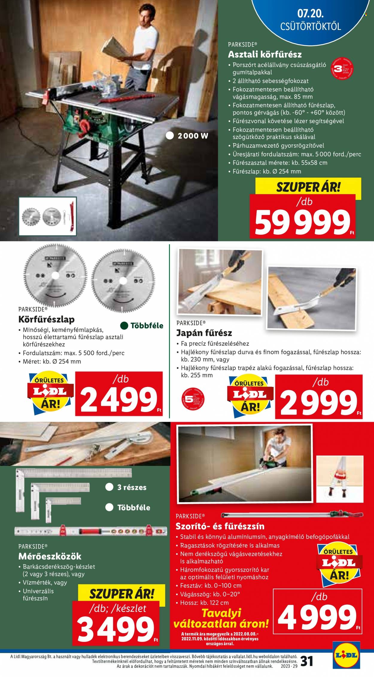 Lidl akciós újságok - 2023.07.20 - 2023.07.26. Oldal 31
