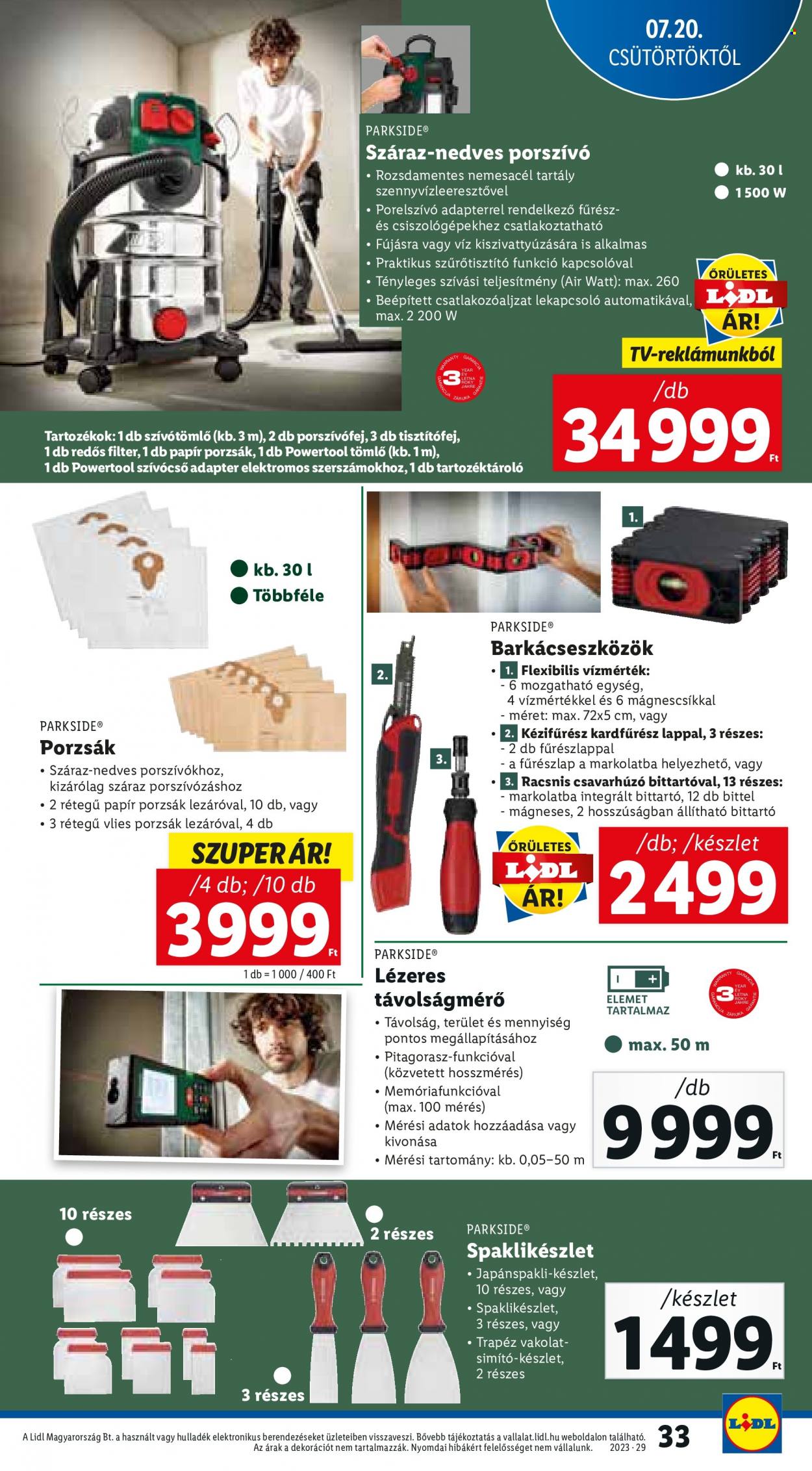 Lidl akciós újságok - 2023.07.20 - 2023.07.26. Oldal 33