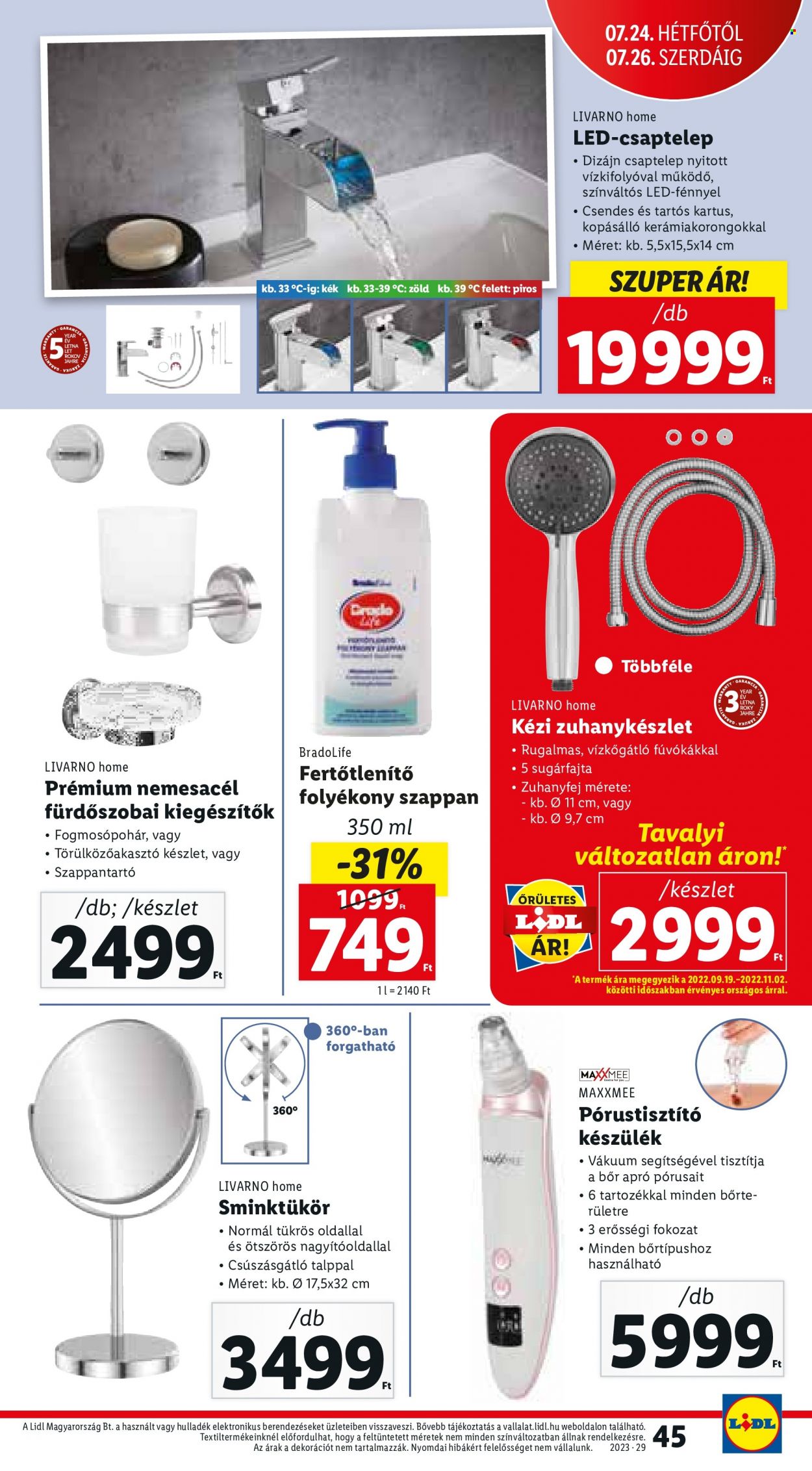 Lidl akciós újságok - 2023.07.20 - 2023.07.26. Oldal 45