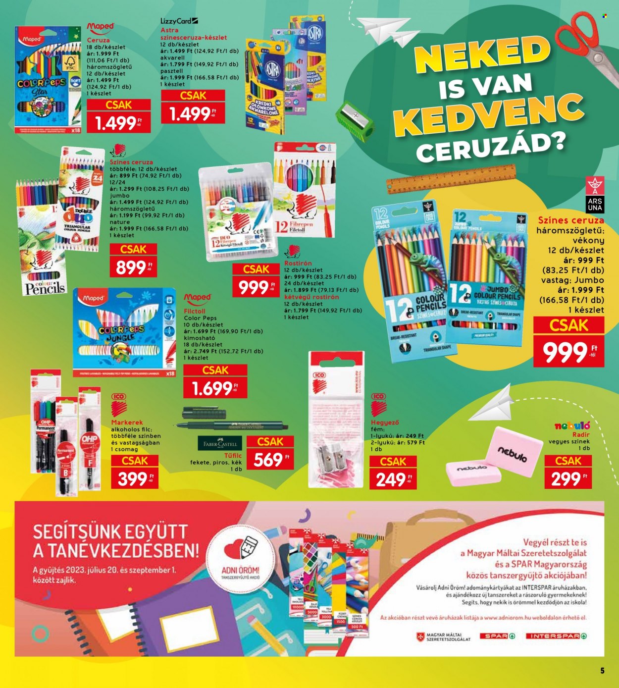 INTERSPAR akciós újságok - 2023.07.20 - 2023.08.17. Oldal 5