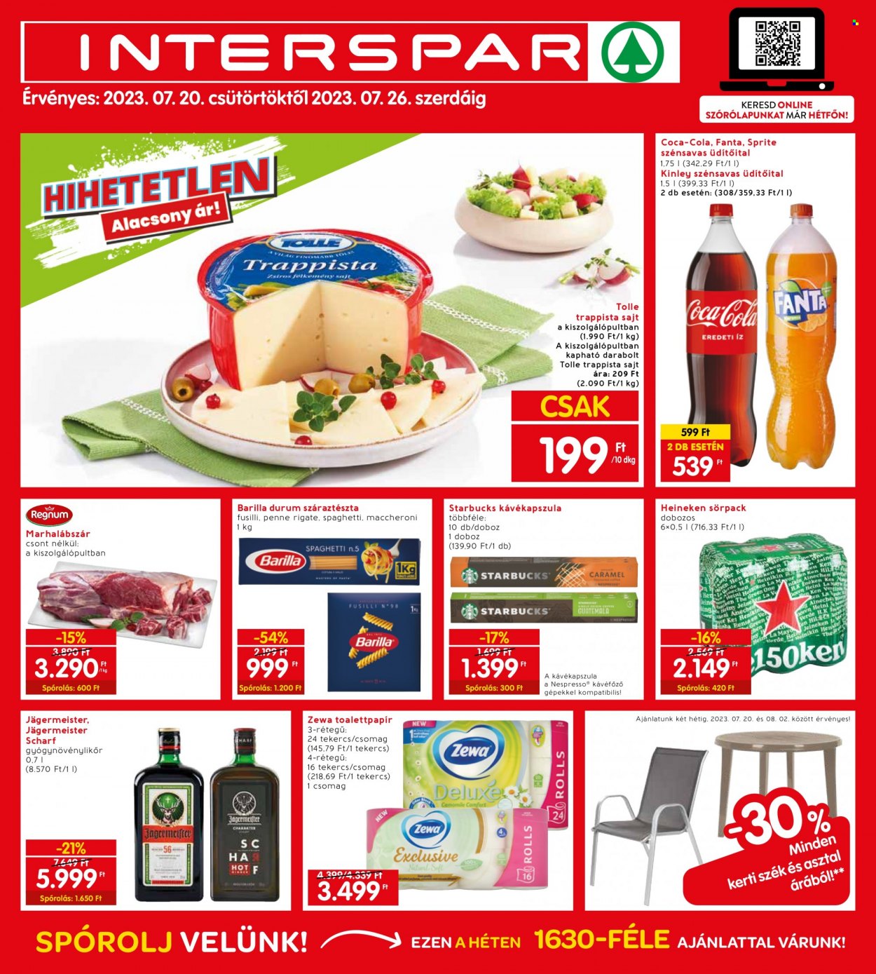 INTERSPAR akciós újságok - 2023.07.20 - 2023.07.26. Oldal 1