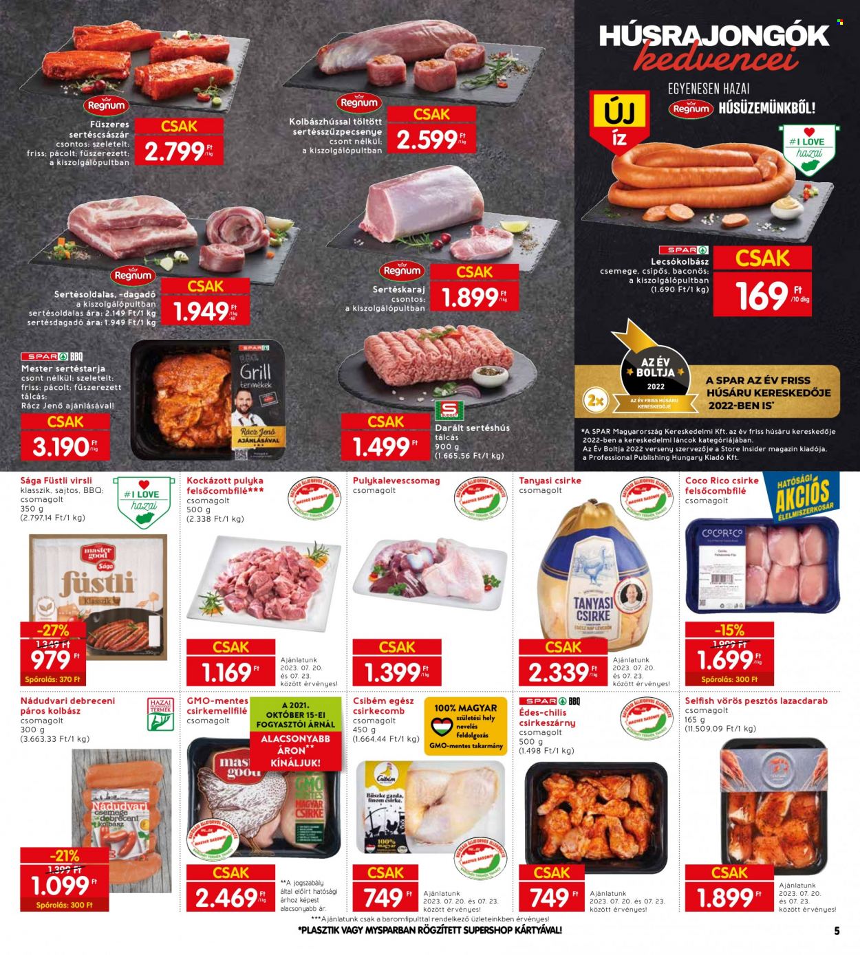 INTERSPAR akciós újságok - 2023.07.20 - 2023.07.26. Oldal 7