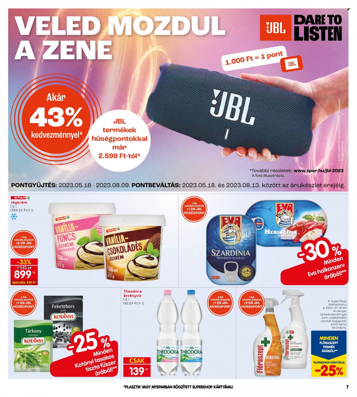 INTERSPAR akciós újságok - 2023.07.20 - 2023.07.26. Oldal 9