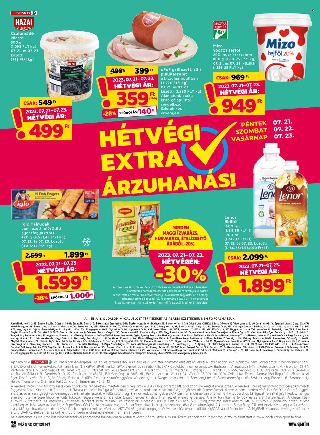 SPAR akciós újságok - 2023.07.20 - 2023.07.26. Oldal 26