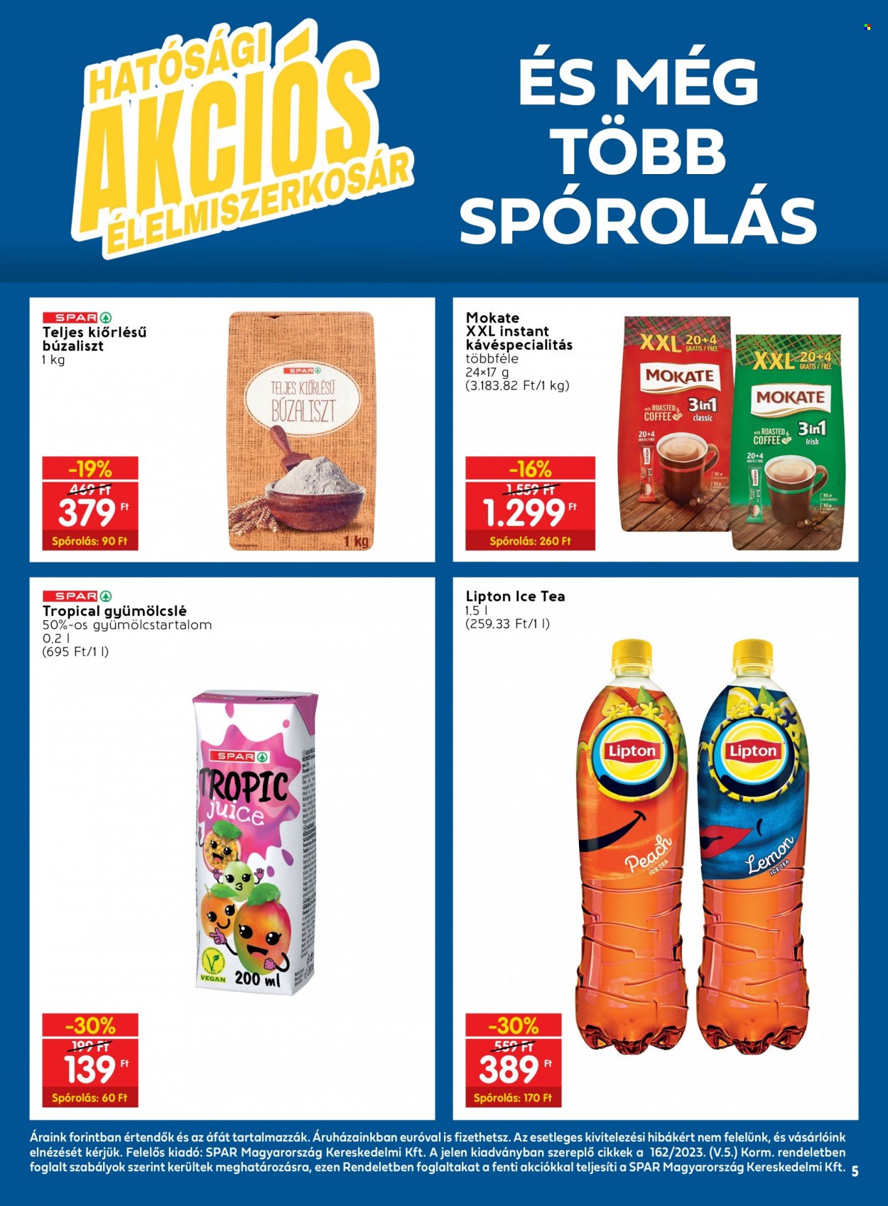 SPAR akciós újságok - 2023.07.20 - 2023.07.26. Oldal 5