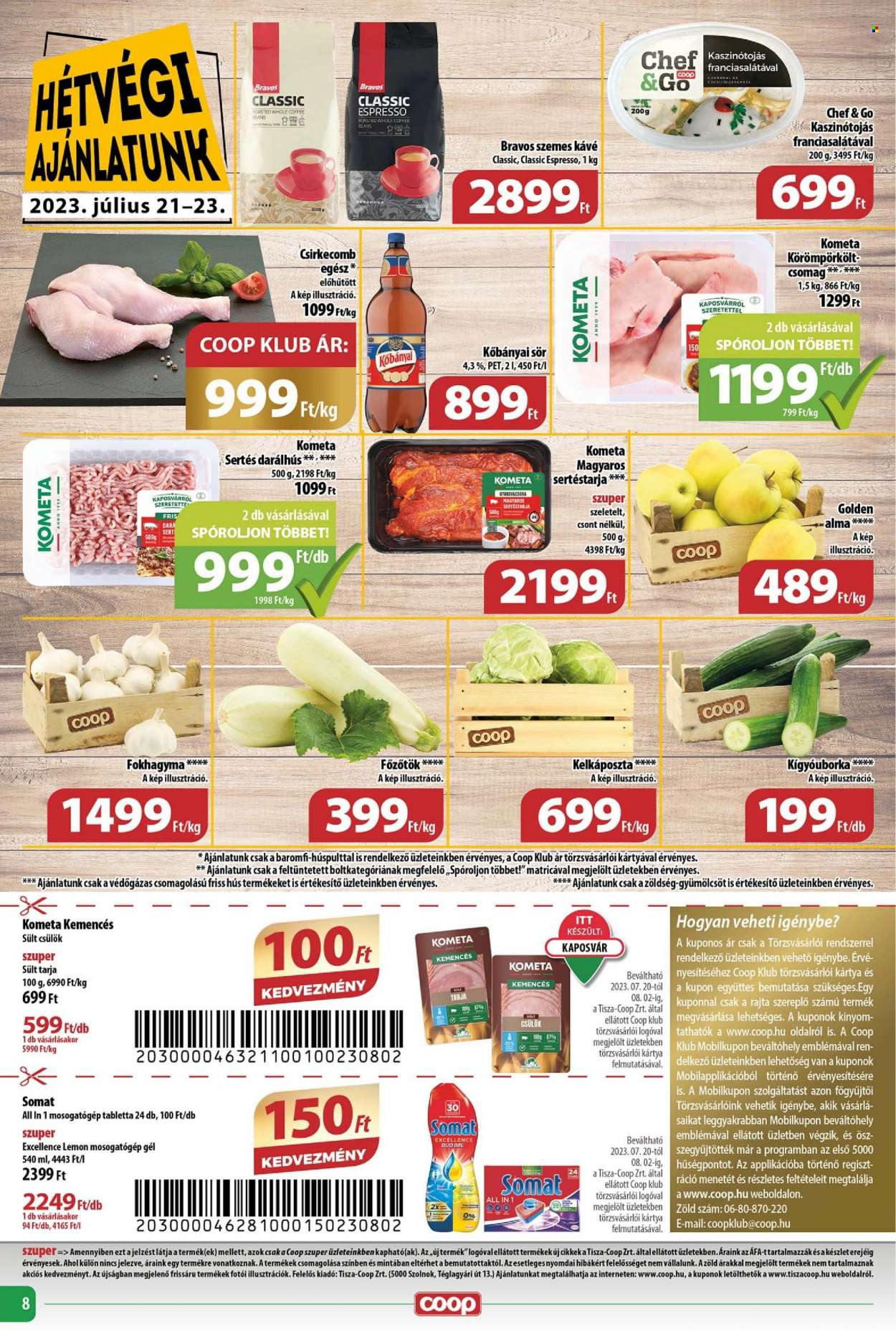 Coop akciós újságok - 2023.07.20 - 2023.07.26. Oldal 8