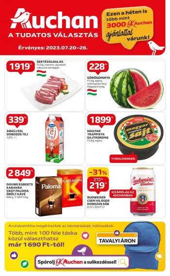 Újság Auchan - 2023.07.20 - 2023.07.26.