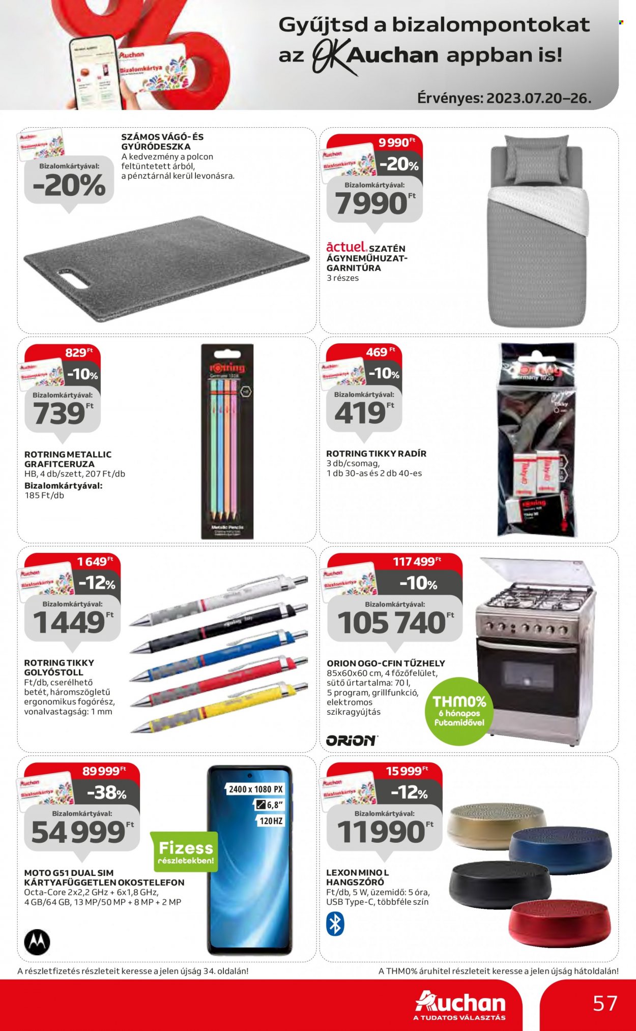 Auchan akciós újságok - 2023.07.20 - 2023.07.26. Oldal 57