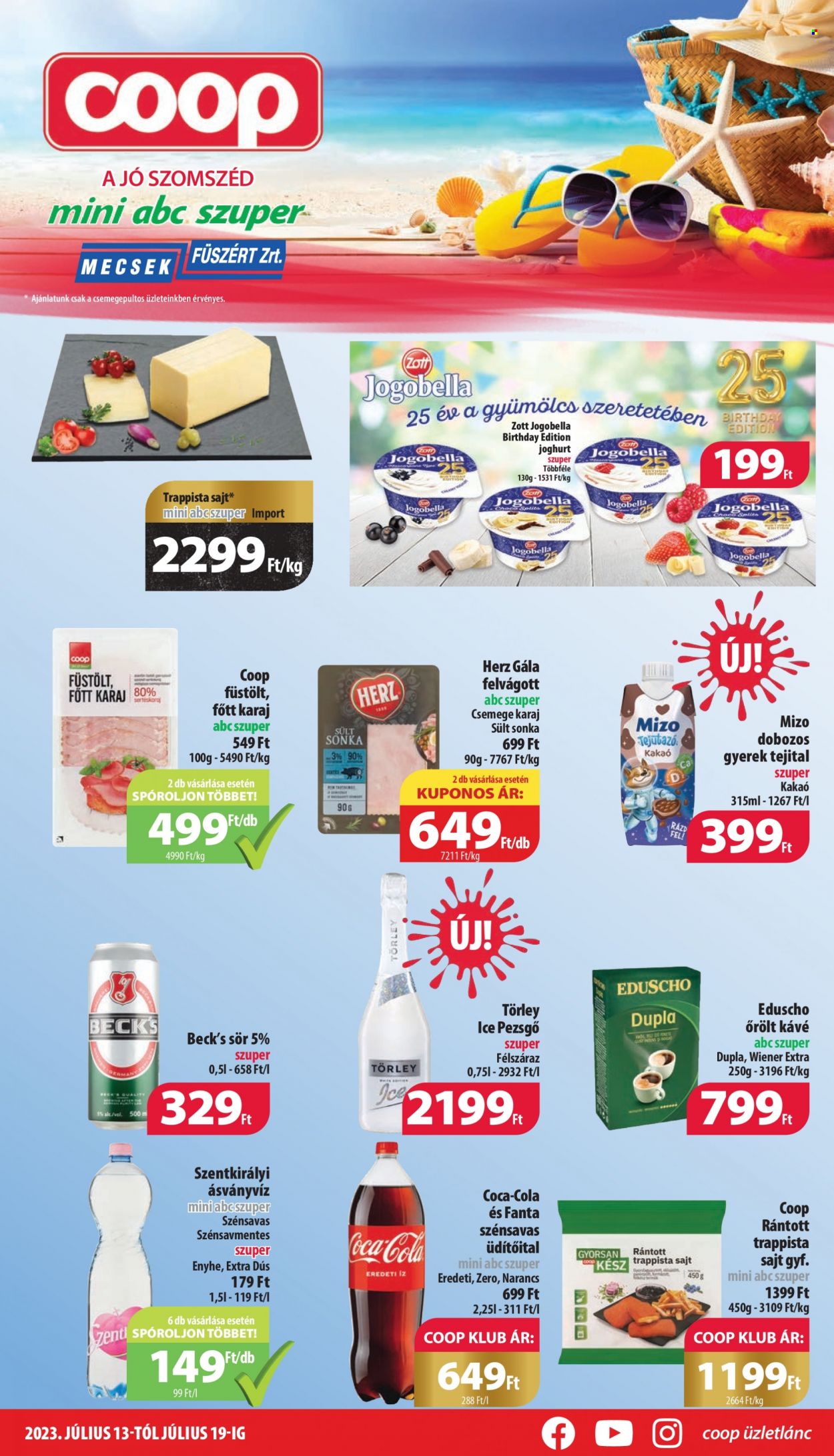 Coop akciós újságok - 2023.07.13 - 2023.07.19. Oldal 1
