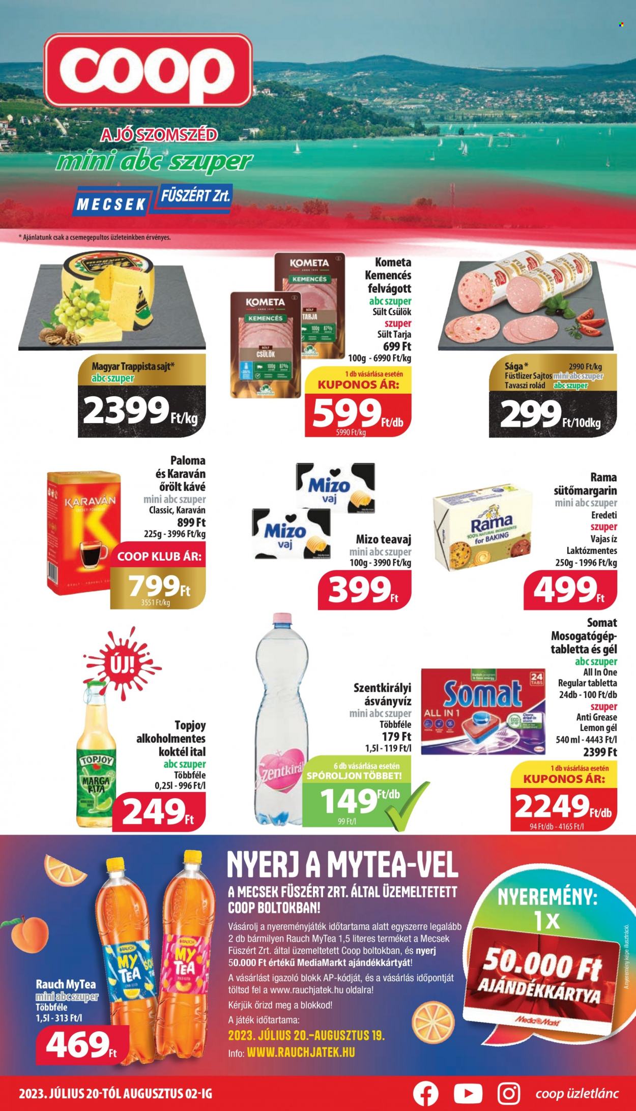 Coop akciós újságok - 2023.07.20 - 2023.08.02. Oldal 1