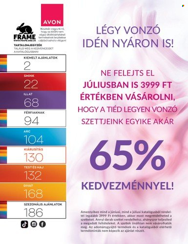 Avon akciós újságok - 2023.07.01 - 2023.07.31. Oldal 8