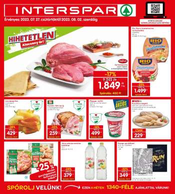 Újság INTERSPAR - 2023.07.27 - 2023.08.02.