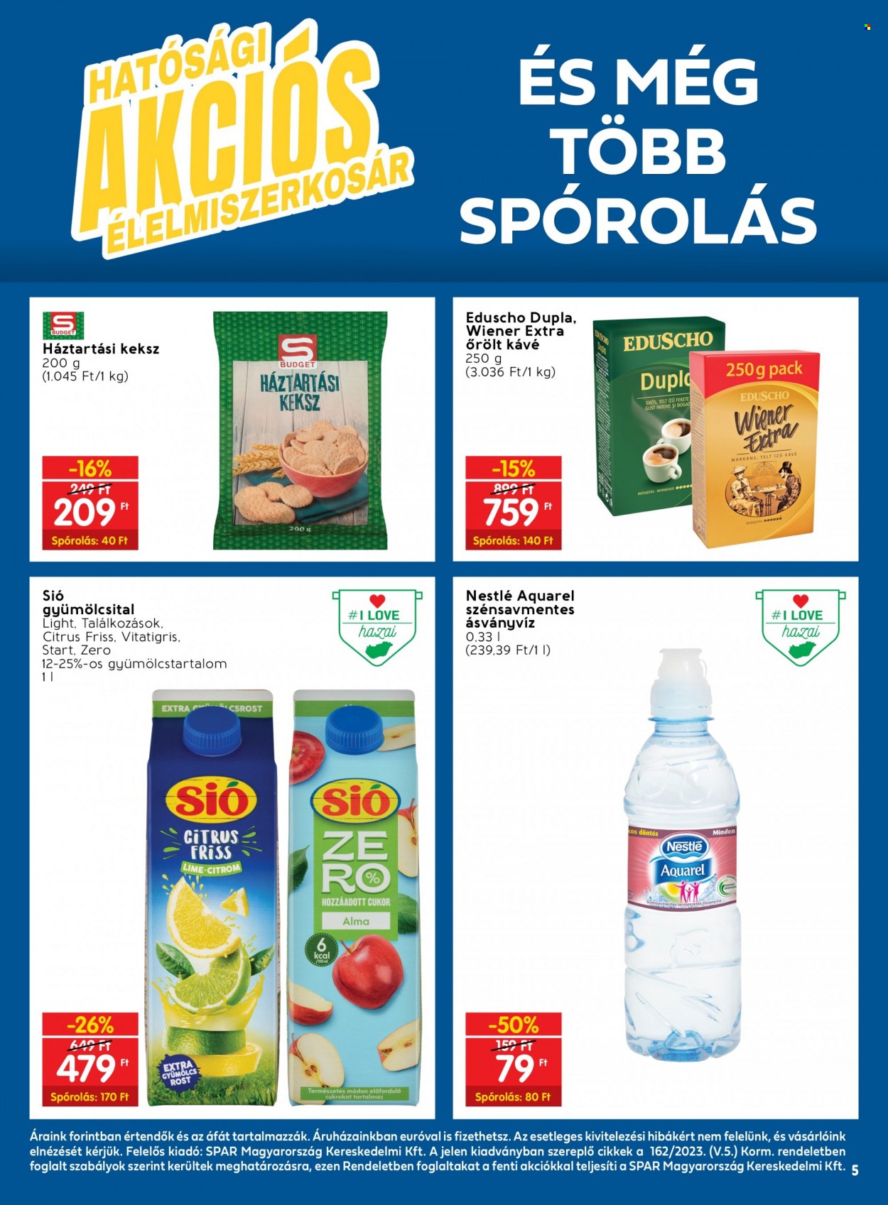 SPAR akciós újságok - 2023.07.27 - 2023.08.02. Oldal 5